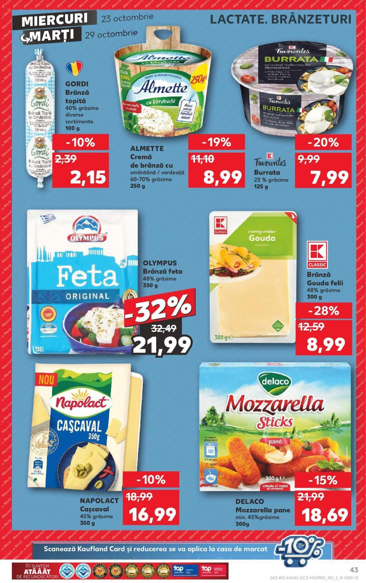 kaufland - Catalog Kaufland - Slatina 23.10.2024 - 29.10.2024 - page: 43