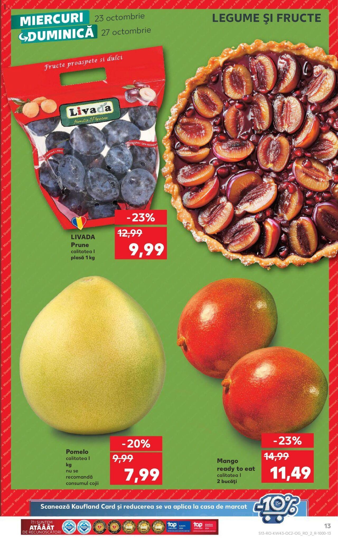 kaufland - Catalog Kaufland - Slatina 23.10.2024 - 29.10.2024 - page: 13