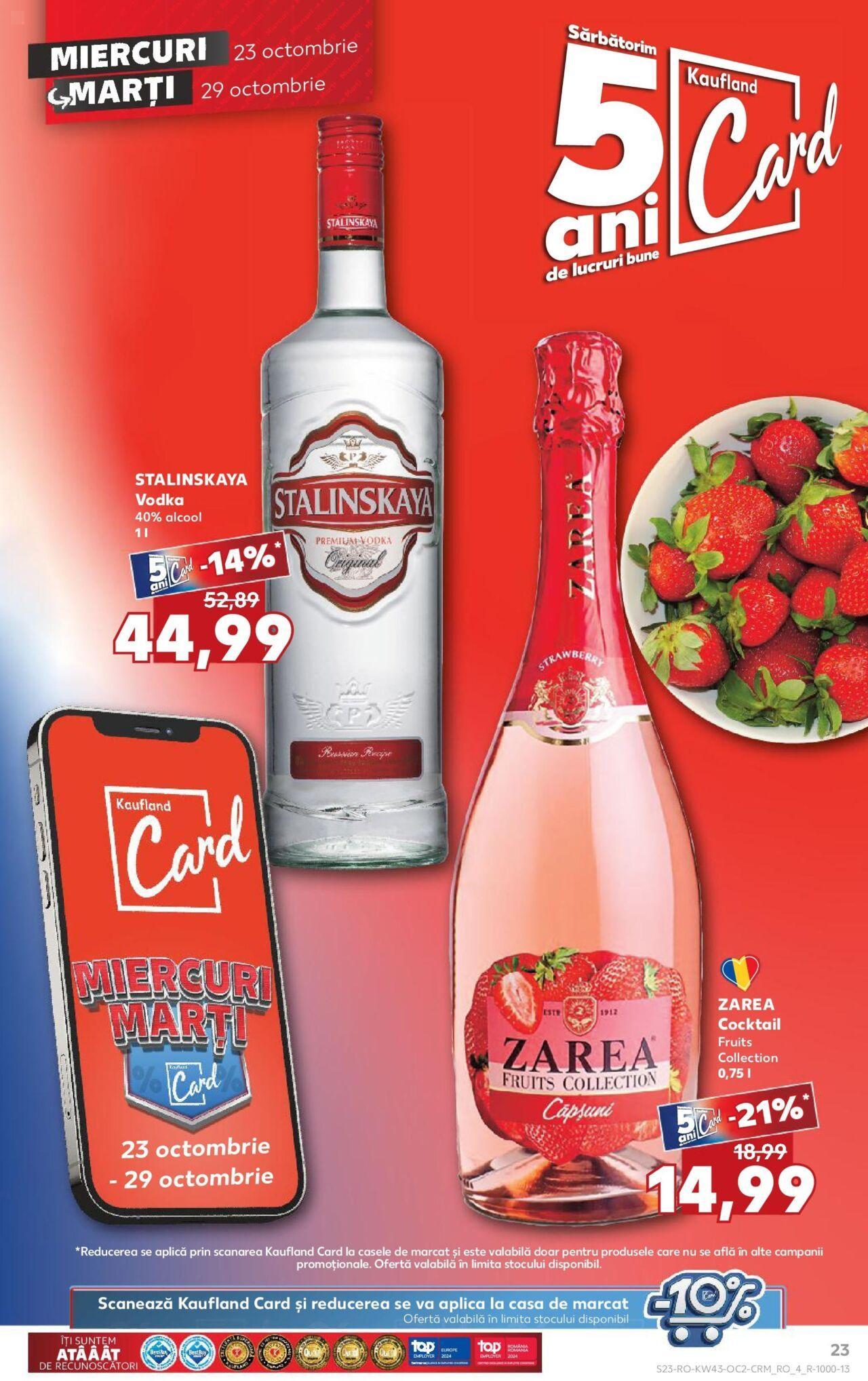 kaufland - Catalog Kaufland - Slatina 23.10.2024 - 29.10.2024 - page: 23