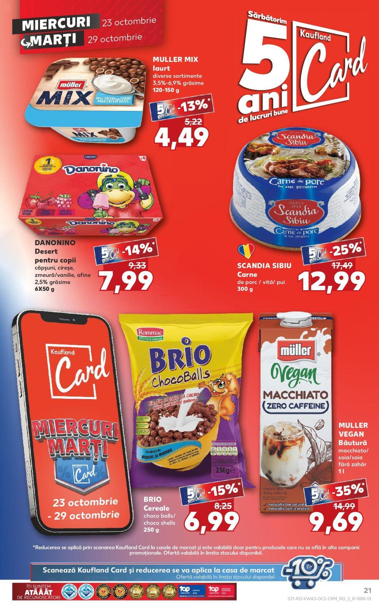 kaufland - Catalog Kaufland - Slatina 23.10.2024 - 29.10.2024 - page: 21