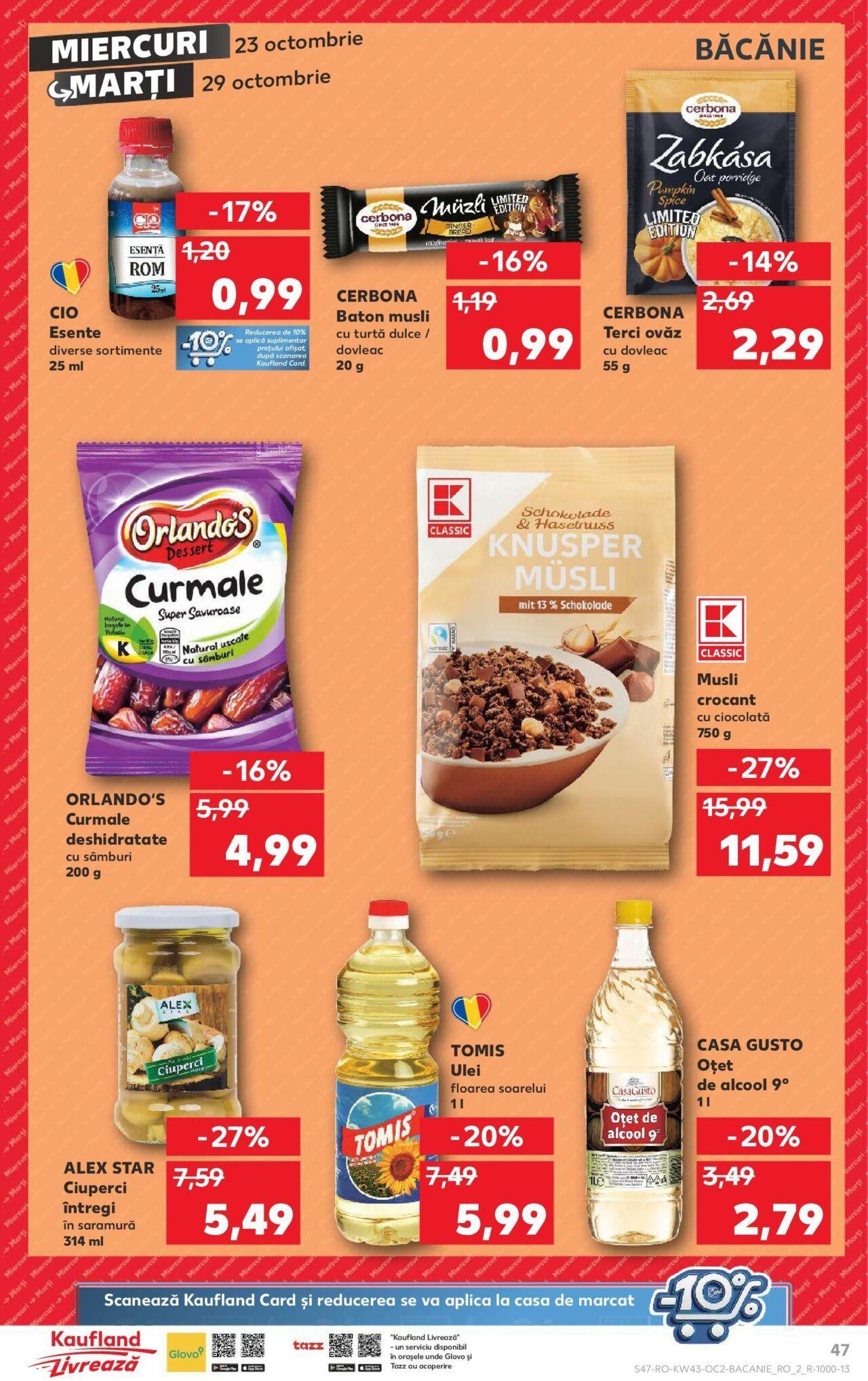 kaufland - Catalog Kaufland - Slatina 23.10.2024 - 29.10.2024 - page: 47