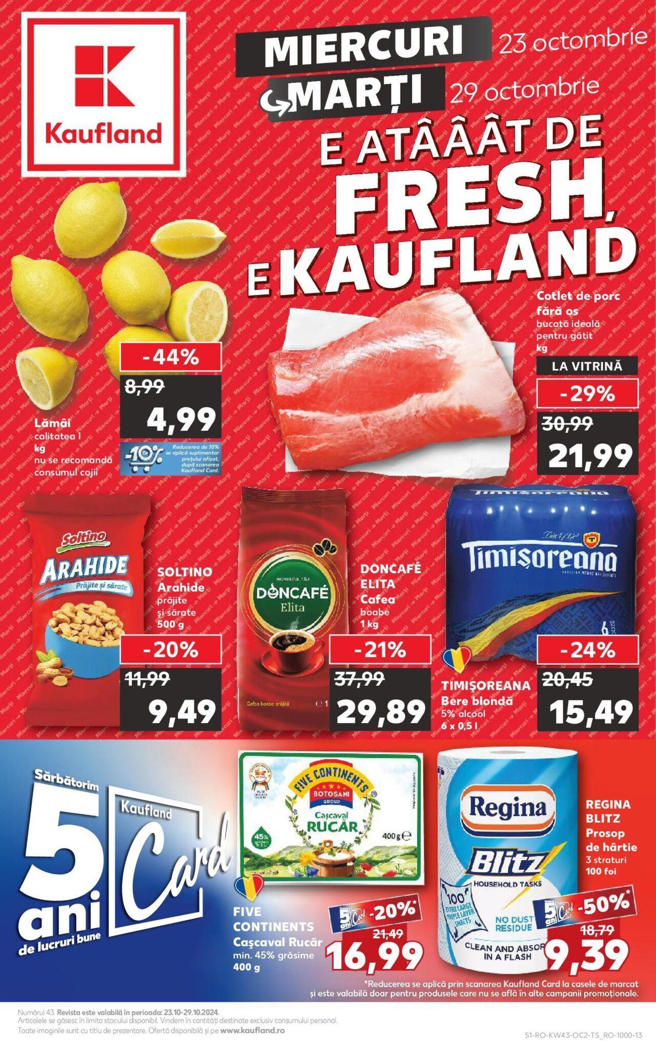 kaufland - Catalog Kaufland - Slatina 23.10.2024 - 29.10.2024