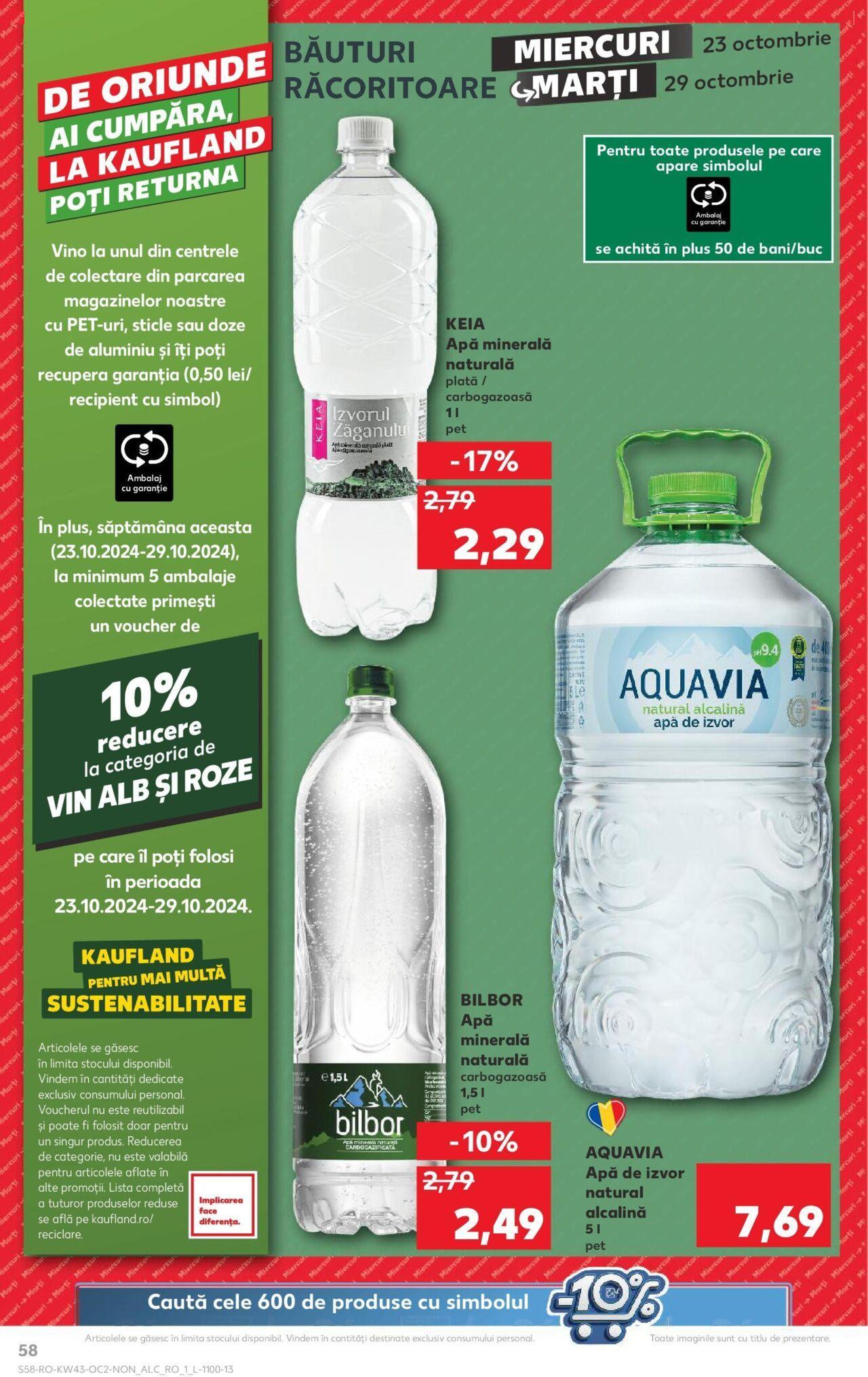 kaufland - Catalog Kaufland - Slatina 23.10.2024 - 29.10.2024 - page: 58