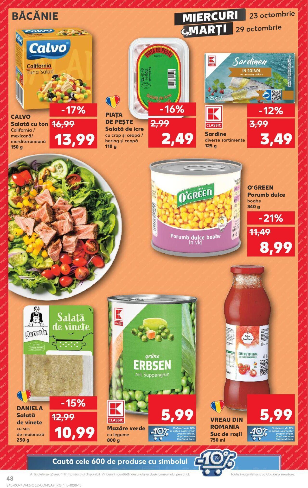 kaufland - Catalog Kaufland - Slatina 23.10.2024 - 29.10.2024 - page: 48