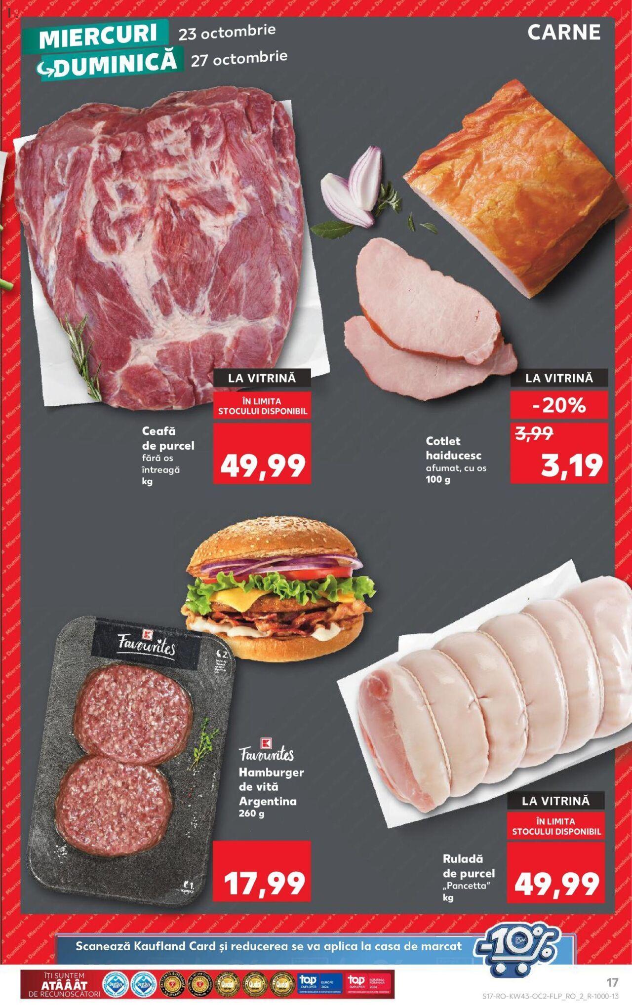 kaufland - Catalog Kaufland - Slatina 23.10.2024 - 29.10.2024 - page: 17