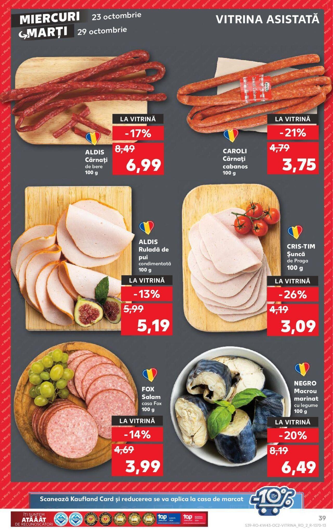 kaufland - Catalog Kaufland - Slatina 23.10.2024 - 29.10.2024 - page: 39