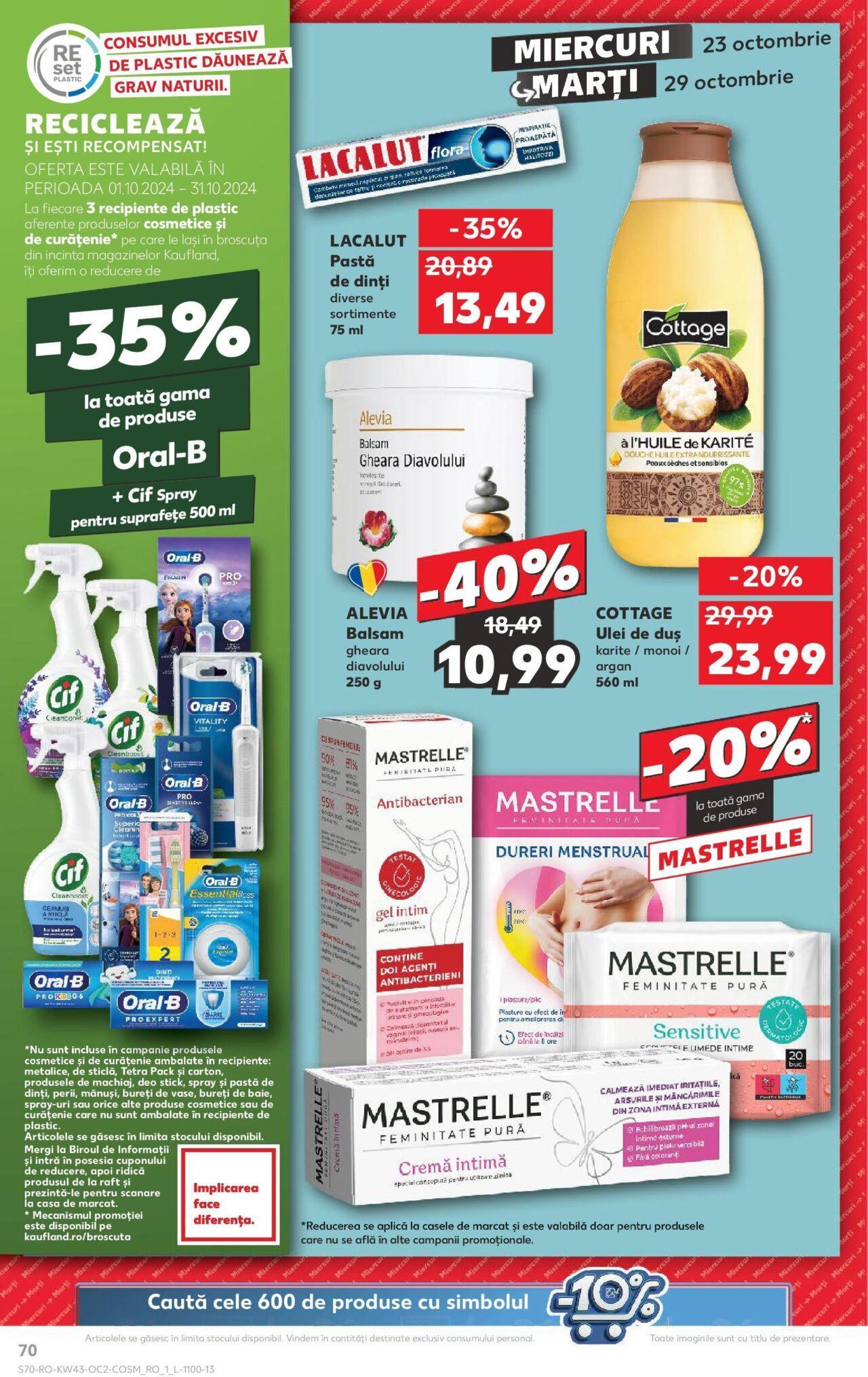 kaufland - Catalog Kaufland - Slatina 23.10.2024 - 29.10.2024 - page: 70