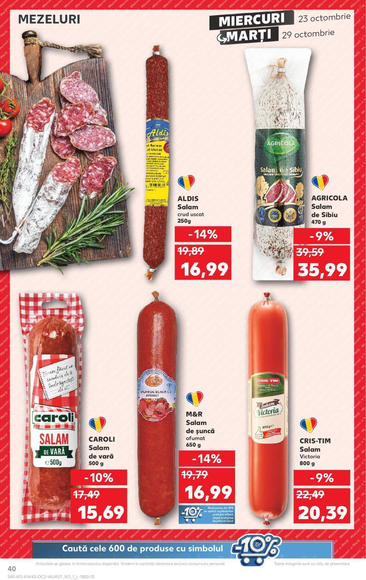 kaufland - Catalog Kaufland - Slatina 23.10.2024 - 29.10.2024 - page: 40