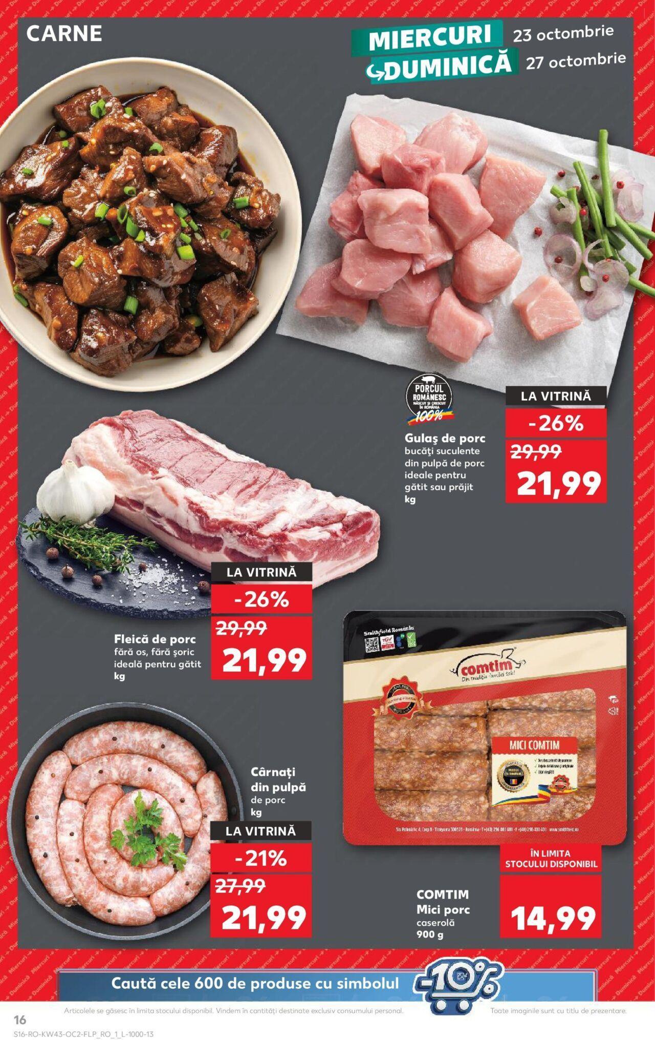 kaufland - Catalog Kaufland - Slatina 23.10.2024 - 29.10.2024 - page: 16