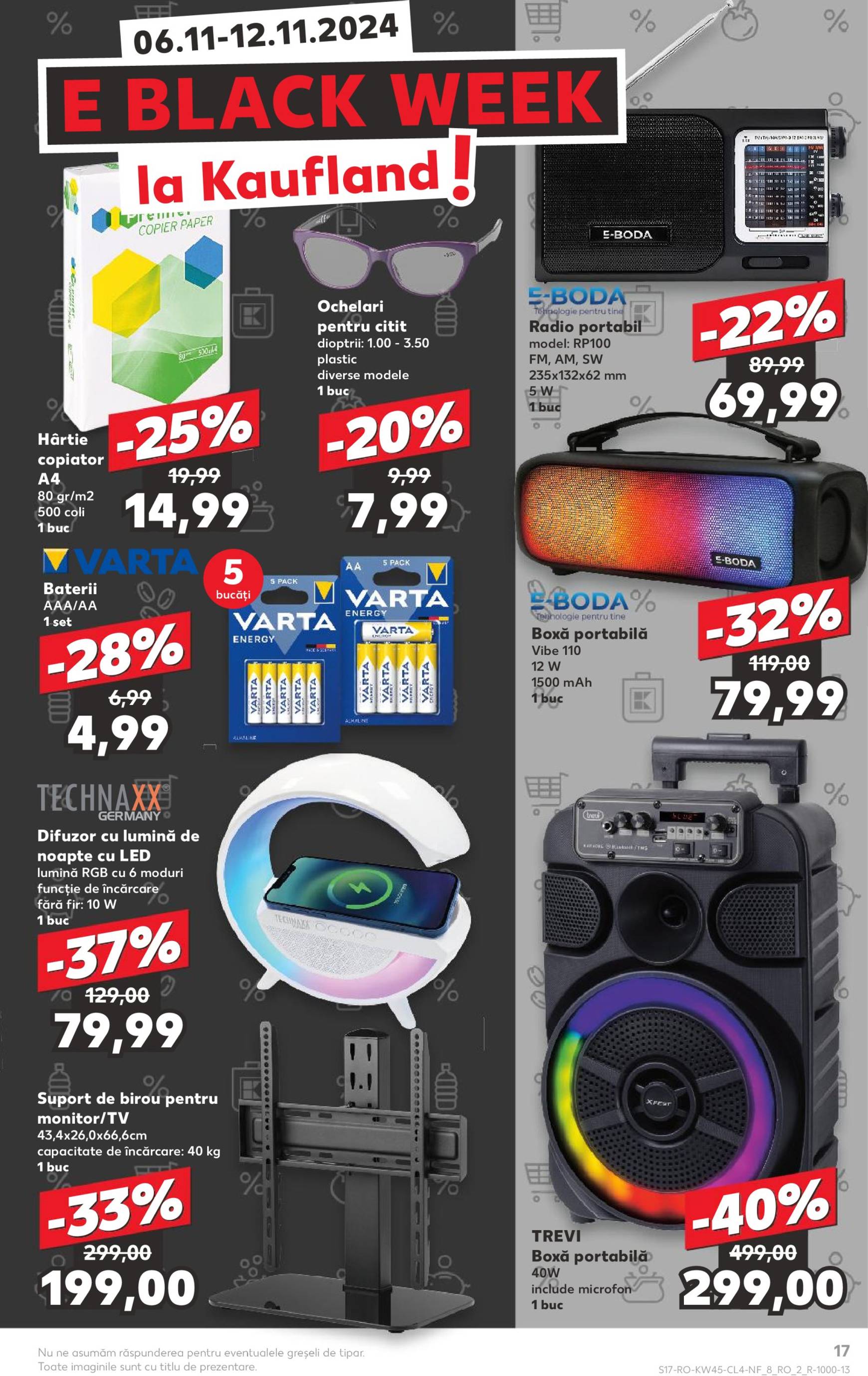 kaufland - Catalog Kaufland - E Black Week valabil din 06.11. - 12.11. - page: 17