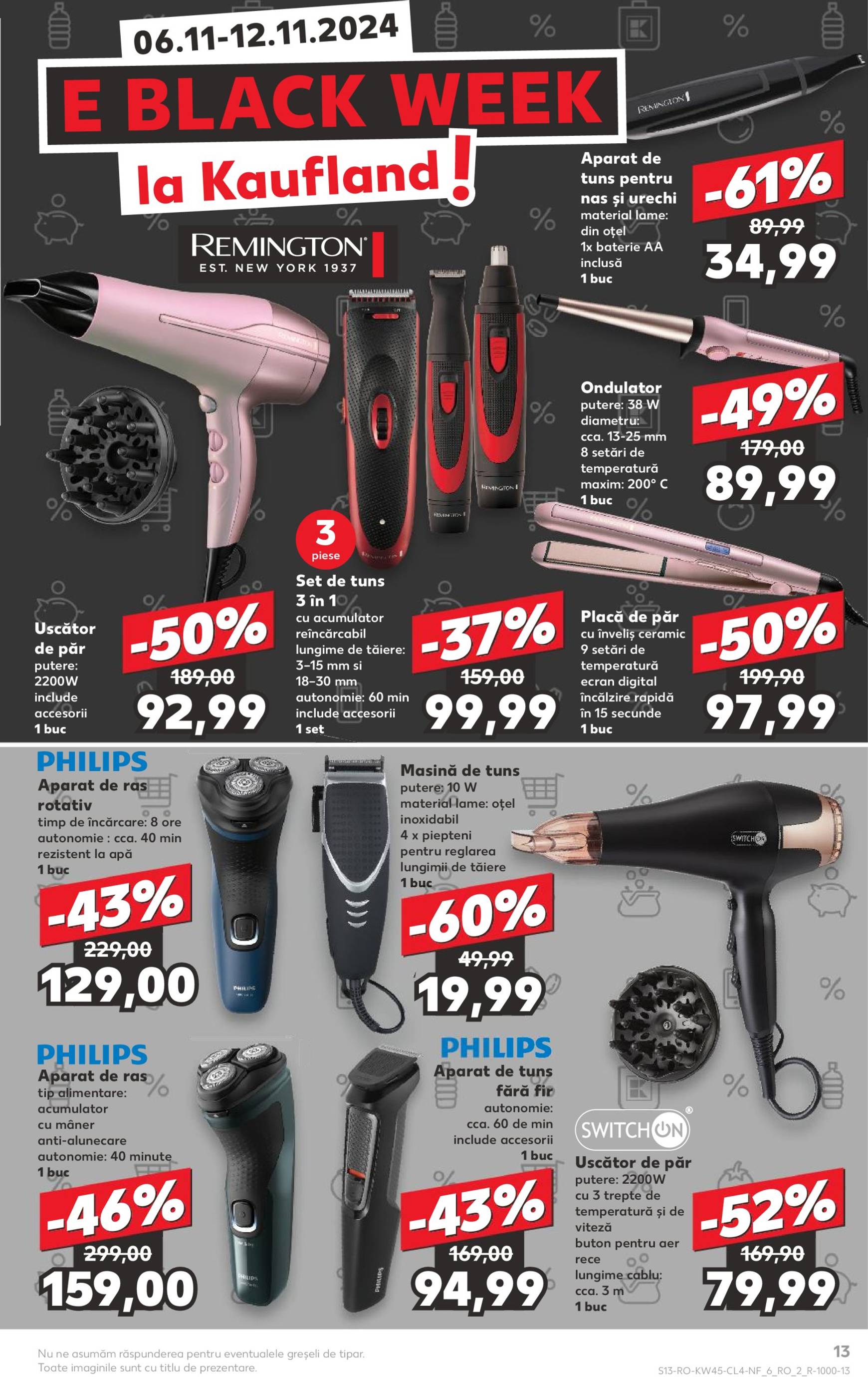 kaufland - Catalog Kaufland - E Black Week valabil din 06.11. - 12.11. - page: 13