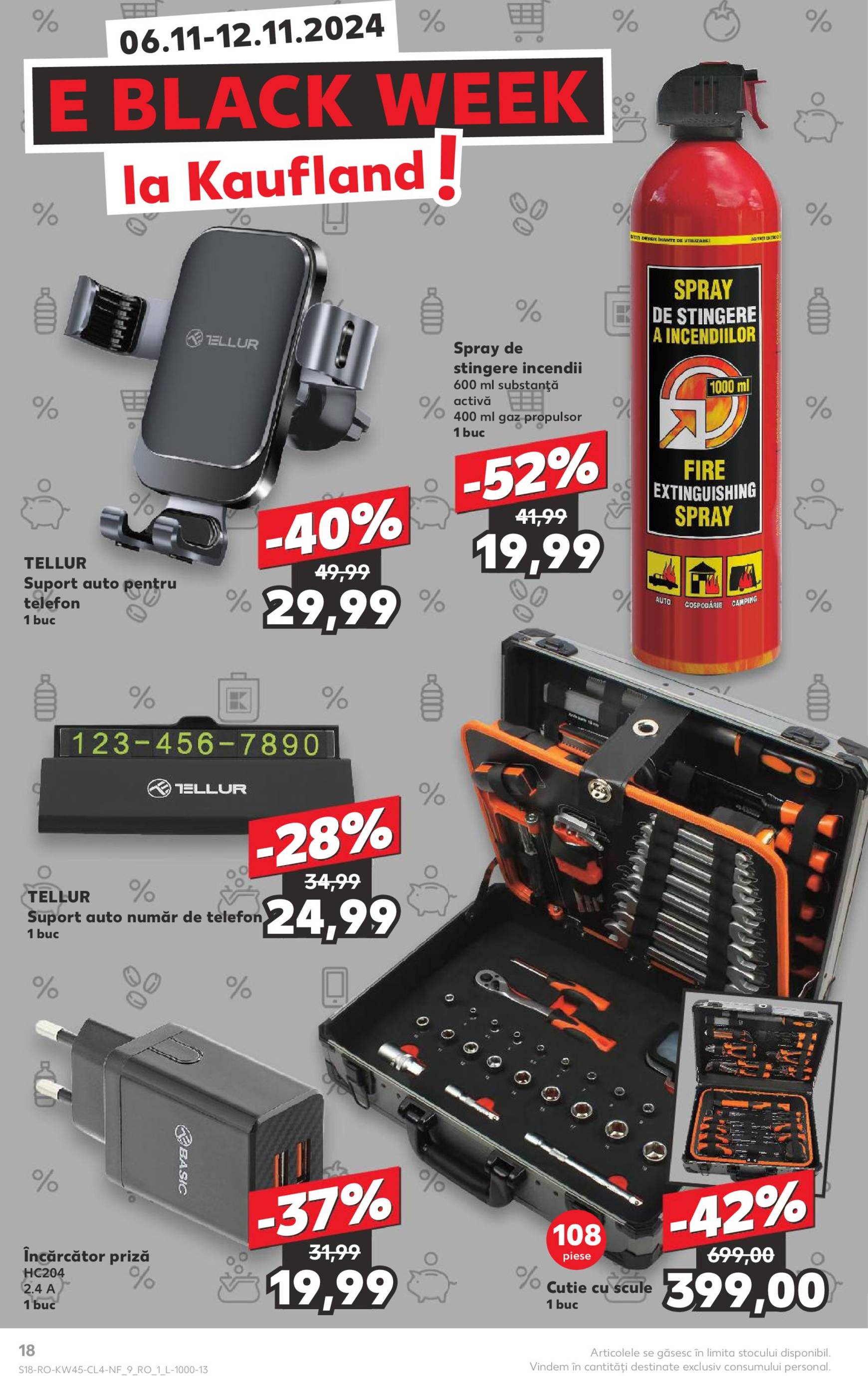 kaufland - Catalog Kaufland - E Black Week valabil din 06.11. - 12.11. - page: 18