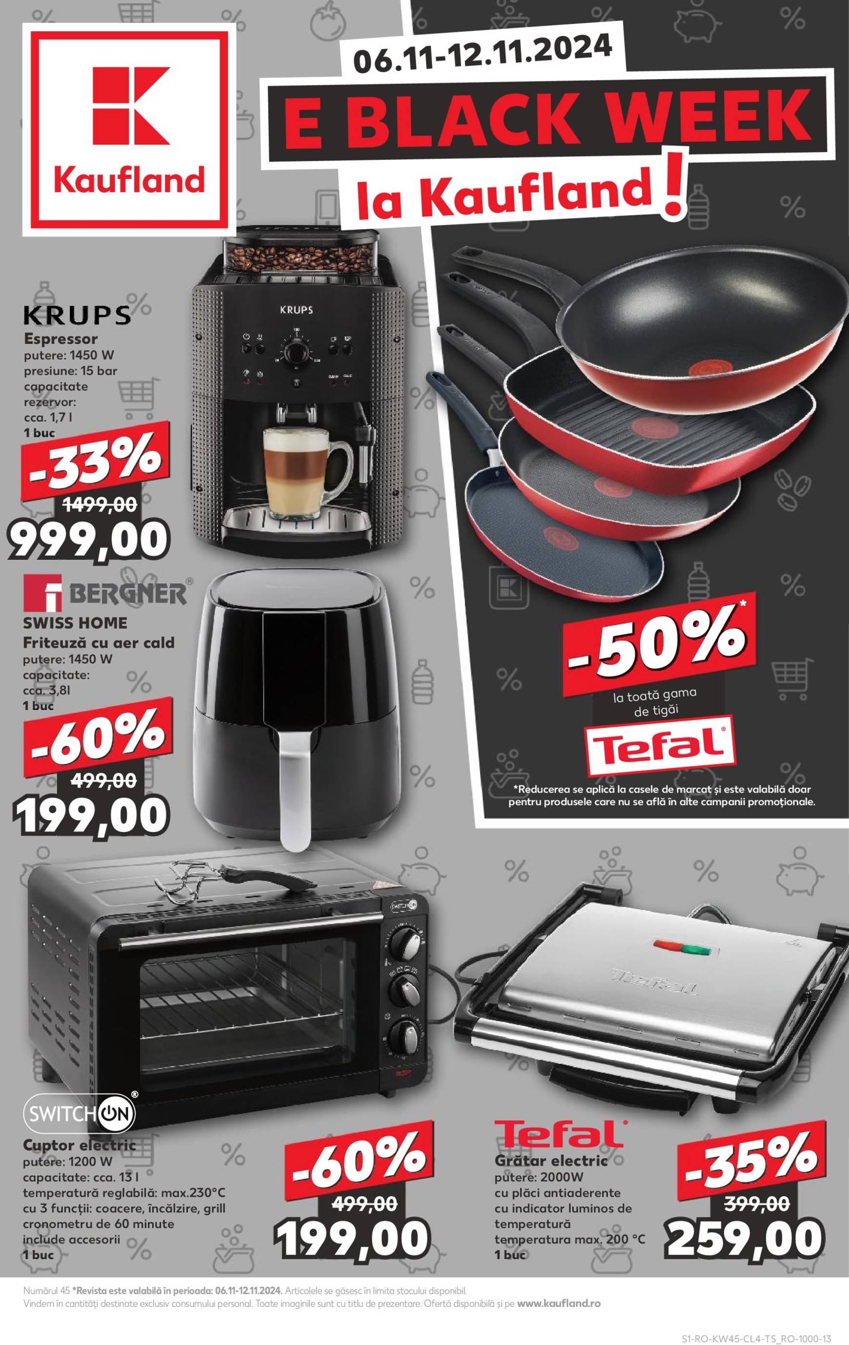 kaufland - Catalog Kaufland - E Black Week valabil din 06.11. - 12.11.