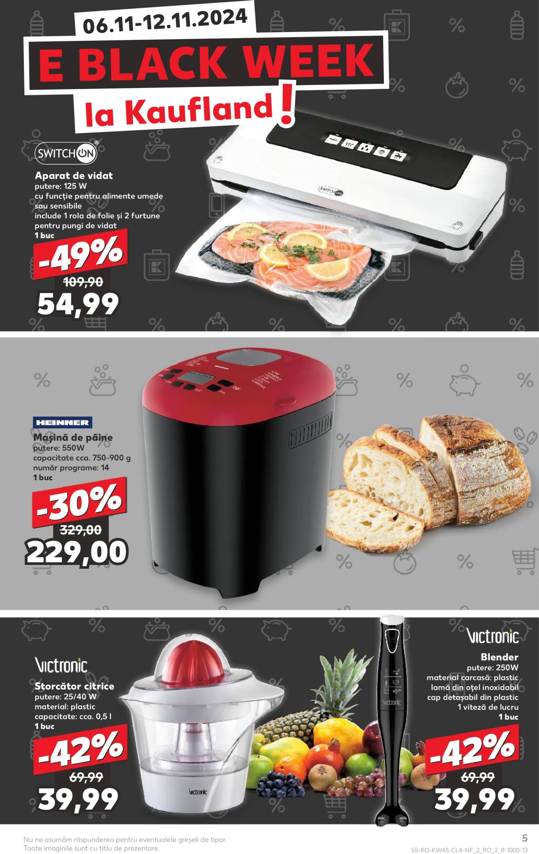 kaufland - Catalog Kaufland - E Black Week valabil din 06.11. - 12.11. - page: 5