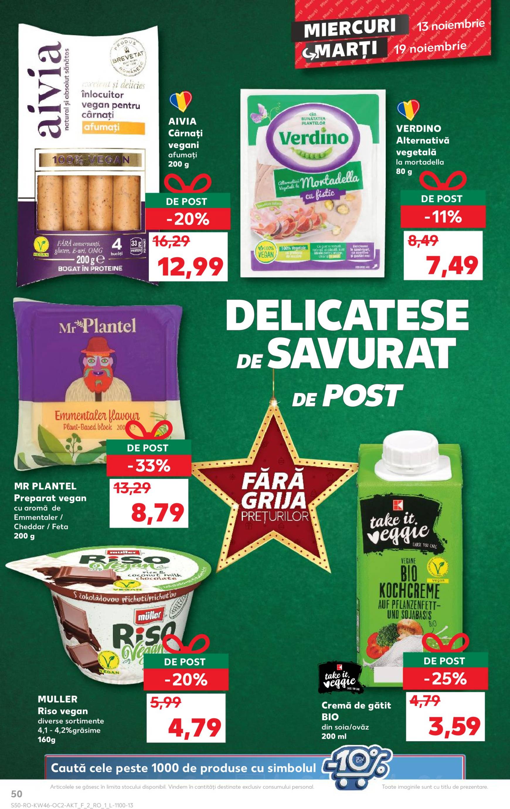 kaufland - Catalog Kaufland valabil din 13.11. - 19.11. - page: 50