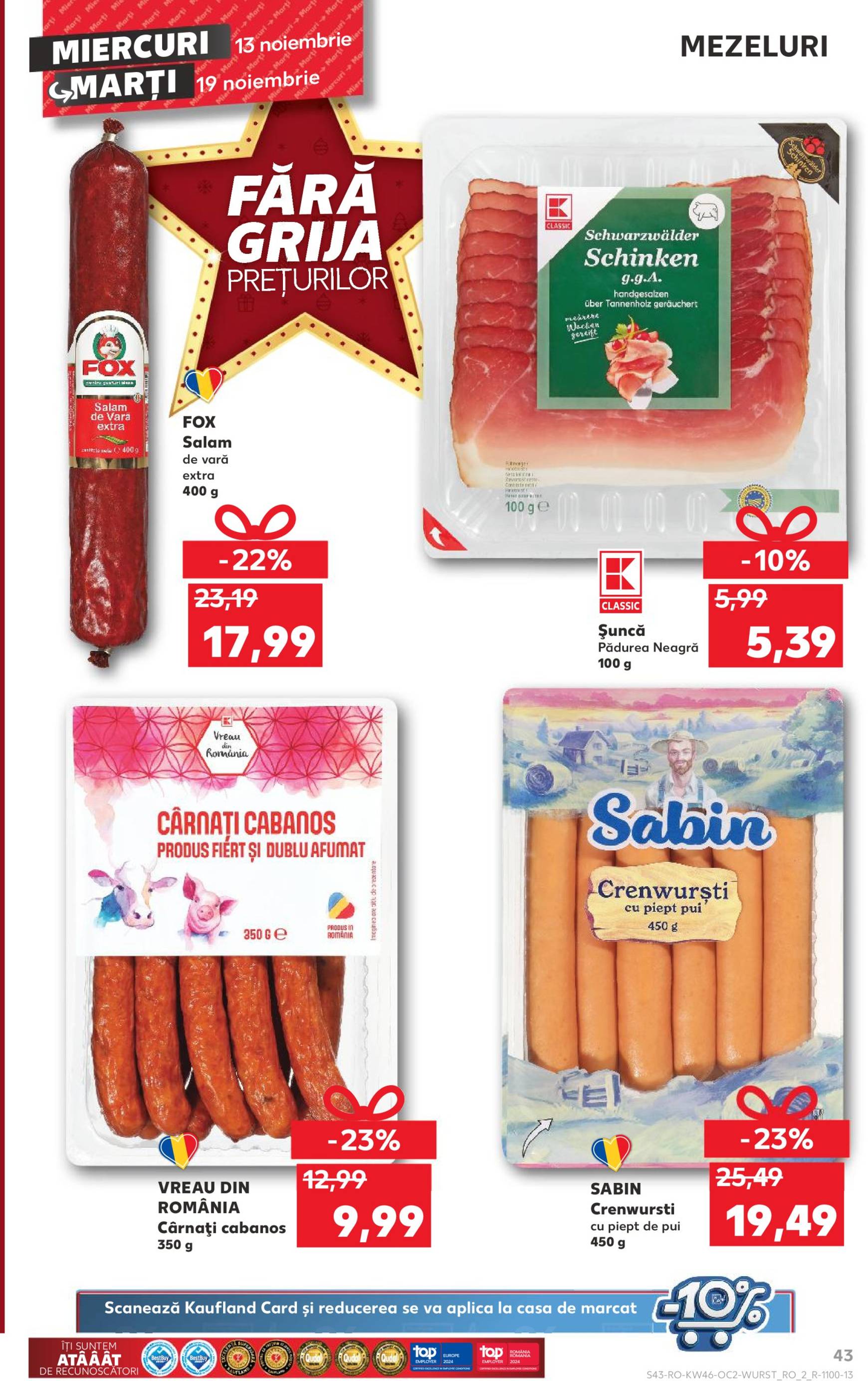 kaufland - Catalog Kaufland valabil din 13.11. - 19.11. - page: 43