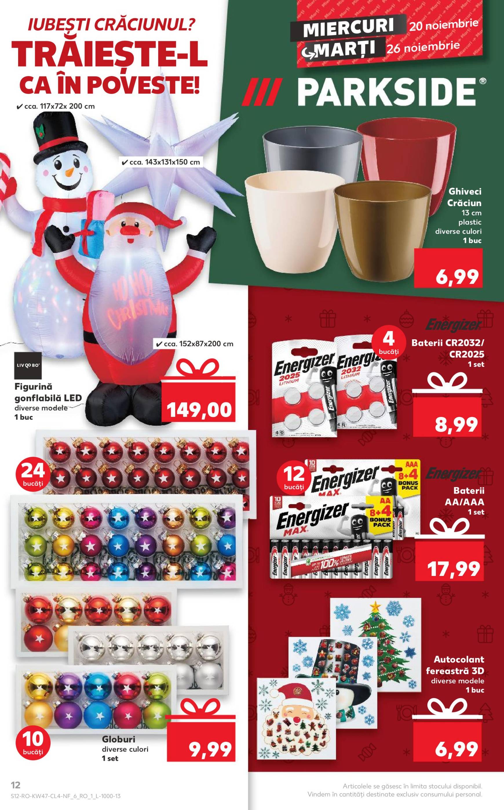 kaufland - Catalog Kaufland valabil din 20.11. - 26.11. - page: 12