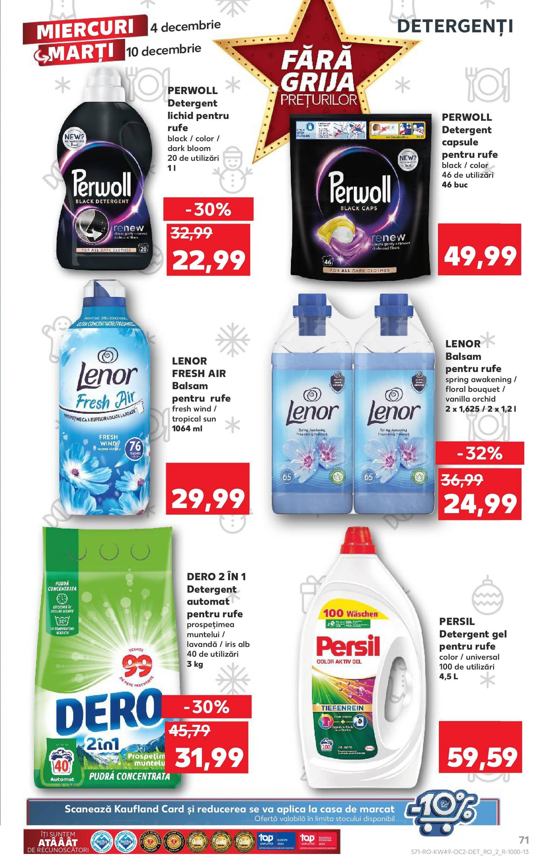 kaufland - Catalog Kaufland - Str. Câmpului valabil din 04.12. - 10.12. - page: 71