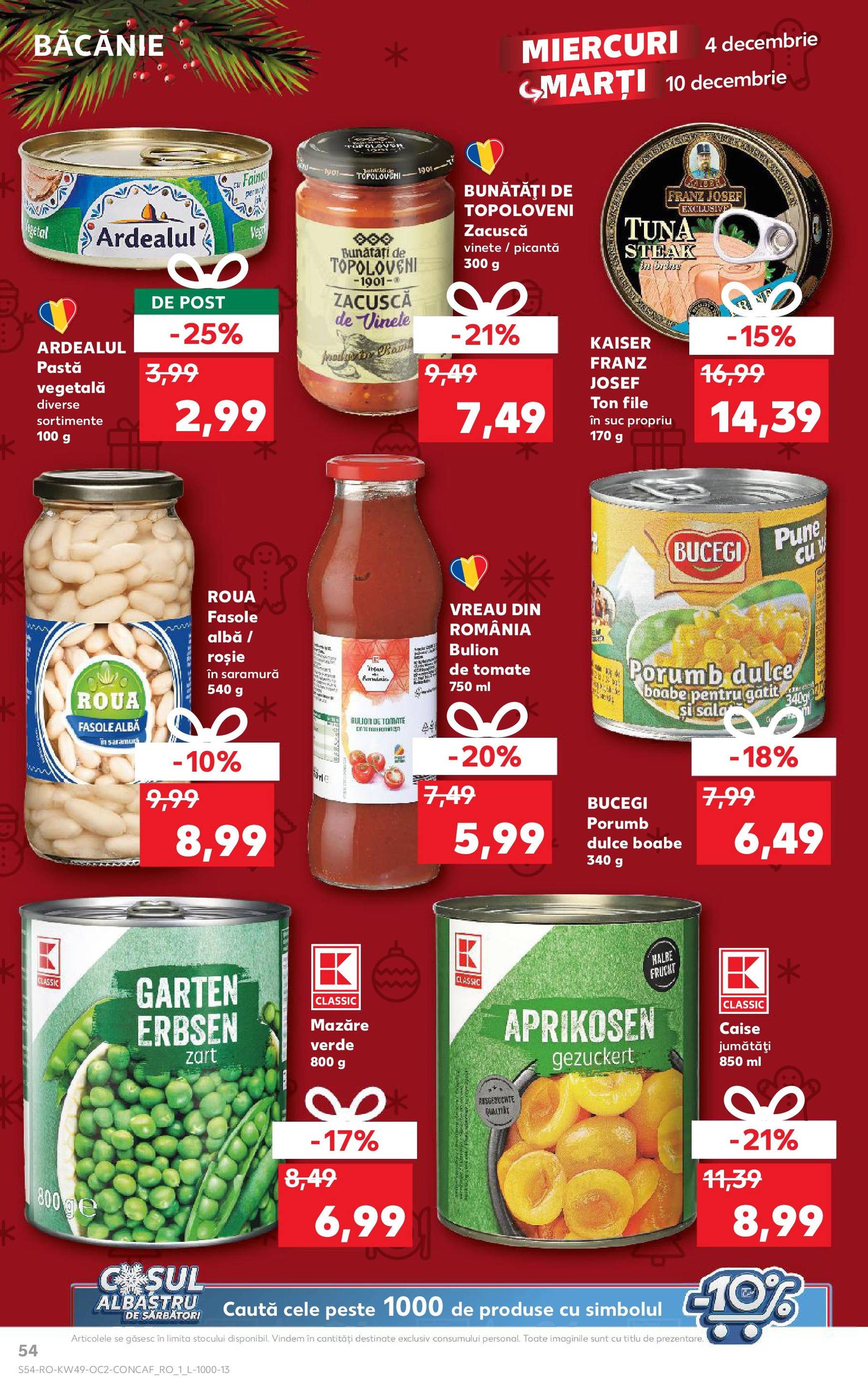 kaufland - Catalog Kaufland - Str. Câmpului valabil din 04.12. - 10.12. - page: 54