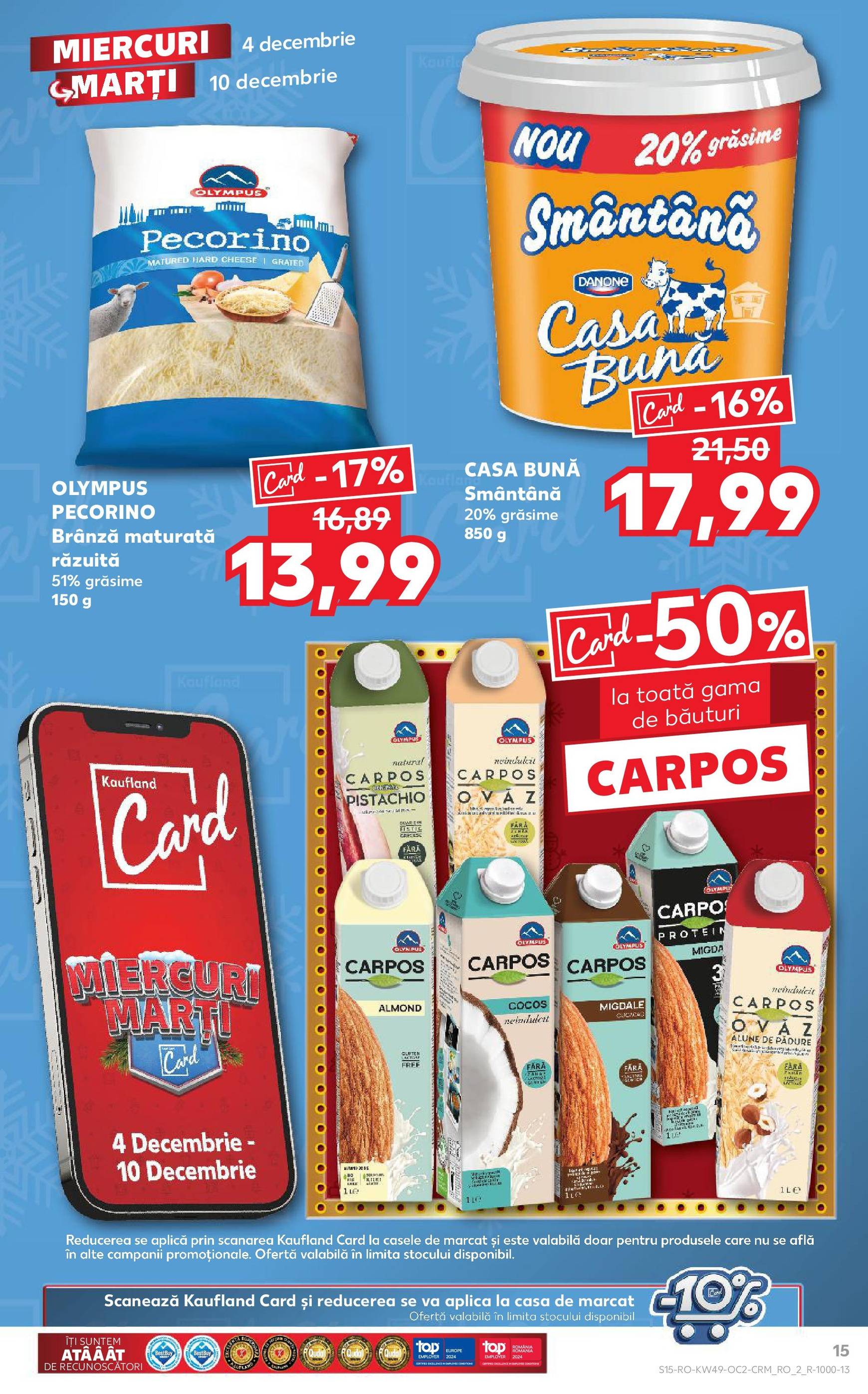 kaufland - Catalog Kaufland - Str. Câmpului valabil din 04.12. - 10.12. - page: 15