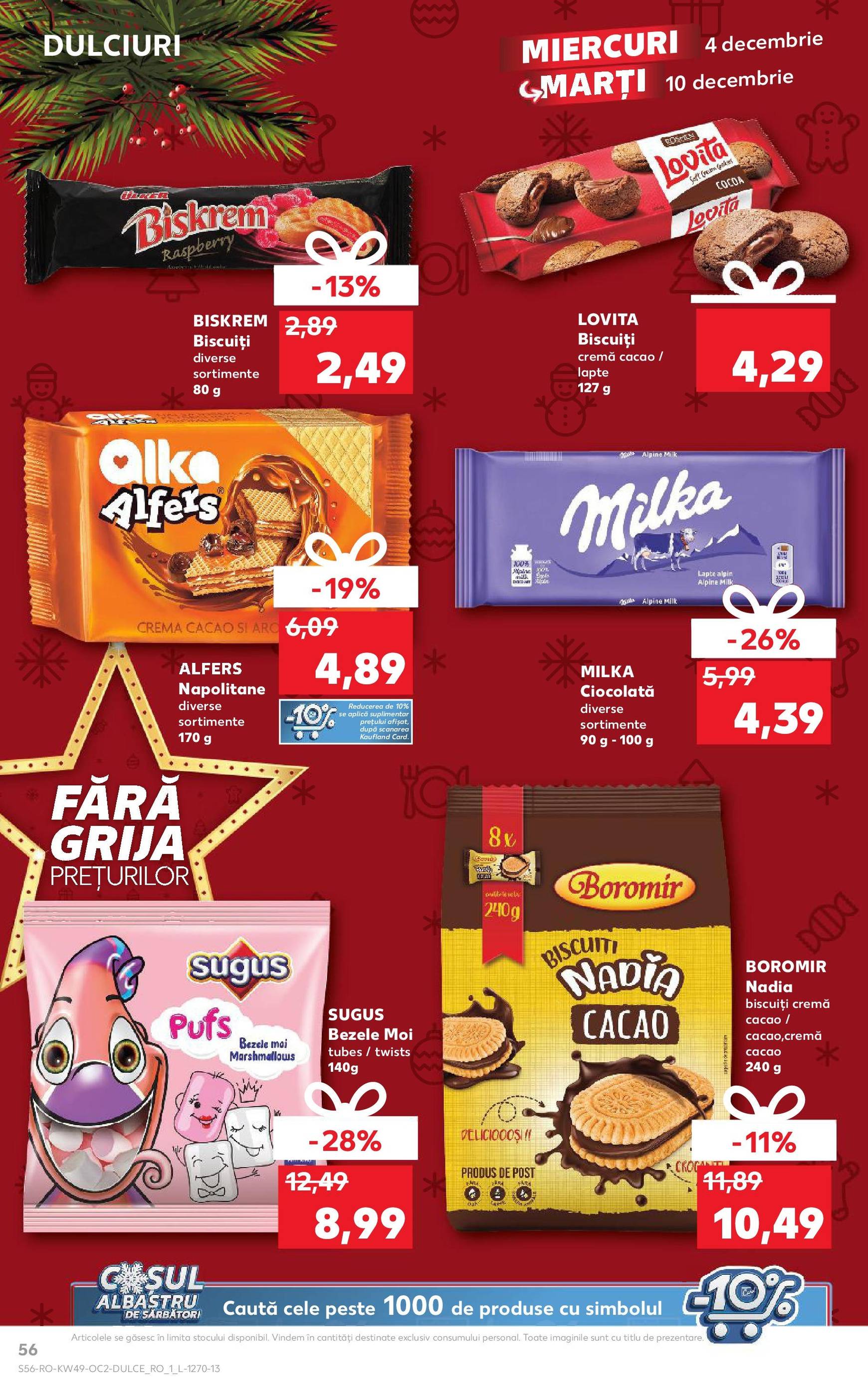 kaufland - Catalog Kaufland - Str. Câmpului valabil din 04.12. - 10.12. - page: 56