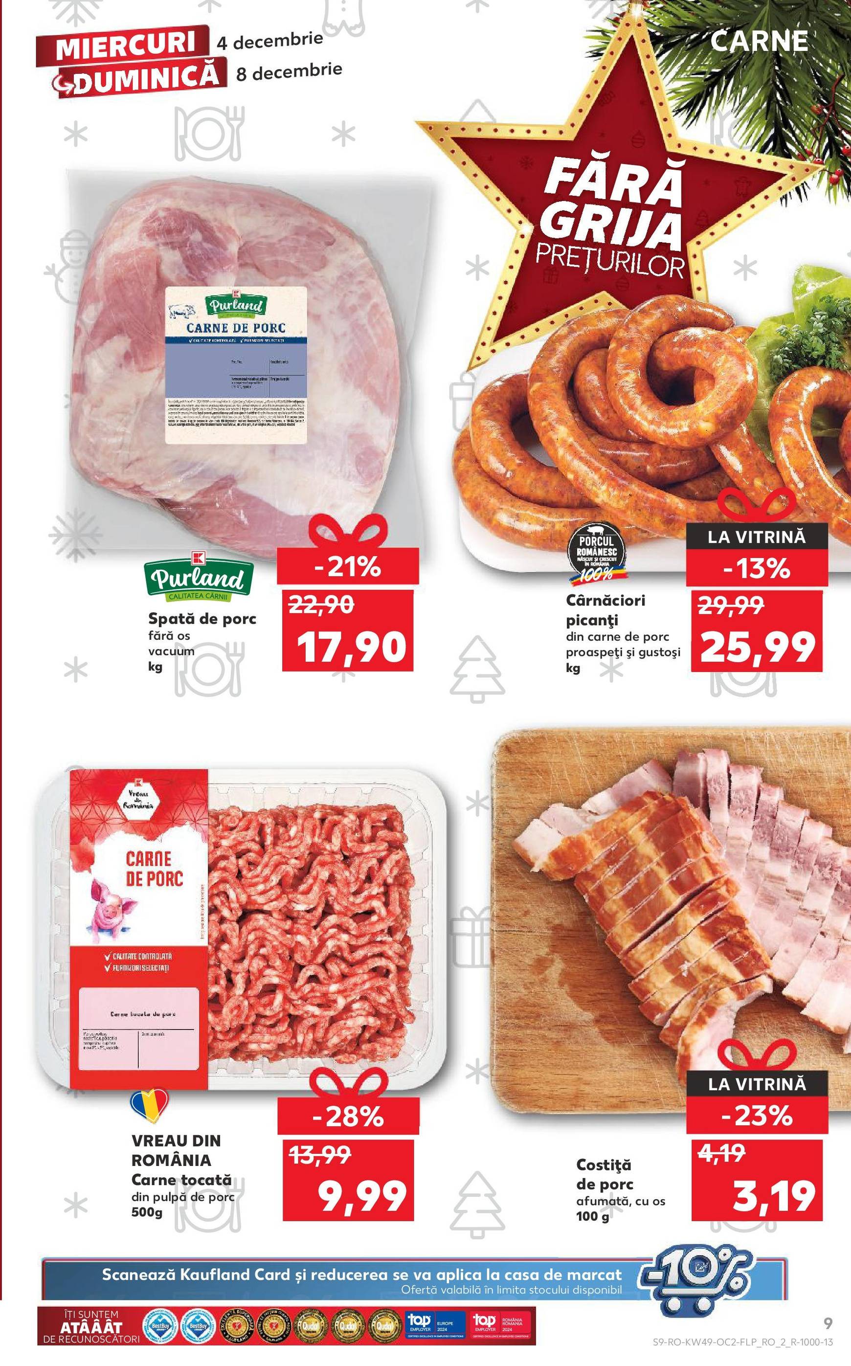 kaufland - Catalog Kaufland - Str. Câmpului valabil din 04.12. - 10.12. - page: 9