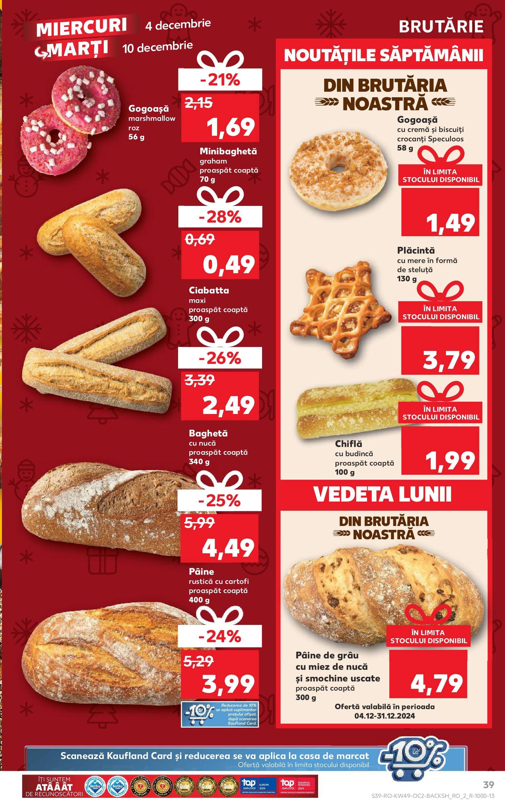 kaufland - Catalog Kaufland - Str. Câmpului valabil din 04.12. - 10.12. - page: 39