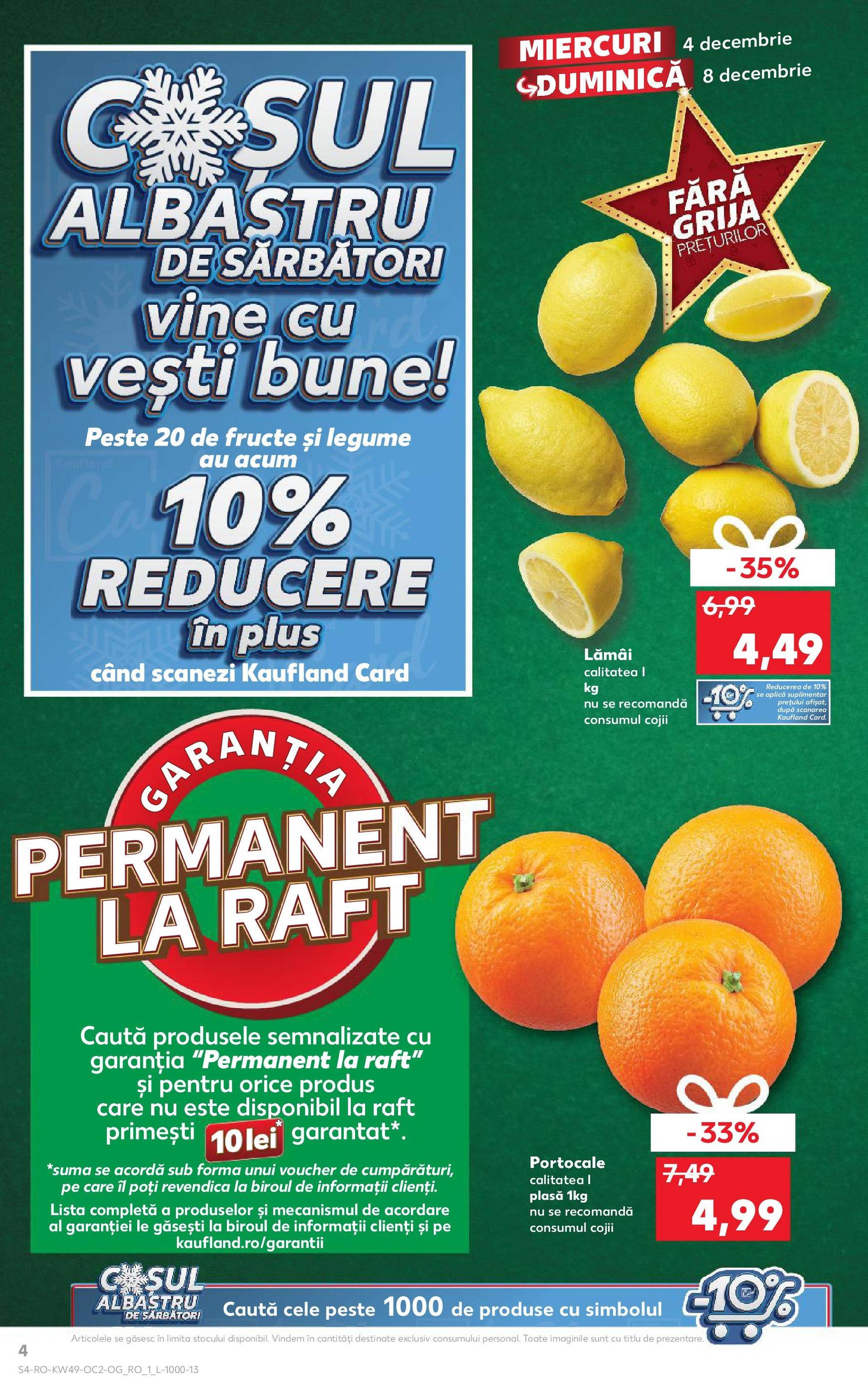 kaufland - Catalog Kaufland - Str. Câmpului valabil din 04.12. - 10.12. - page: 4