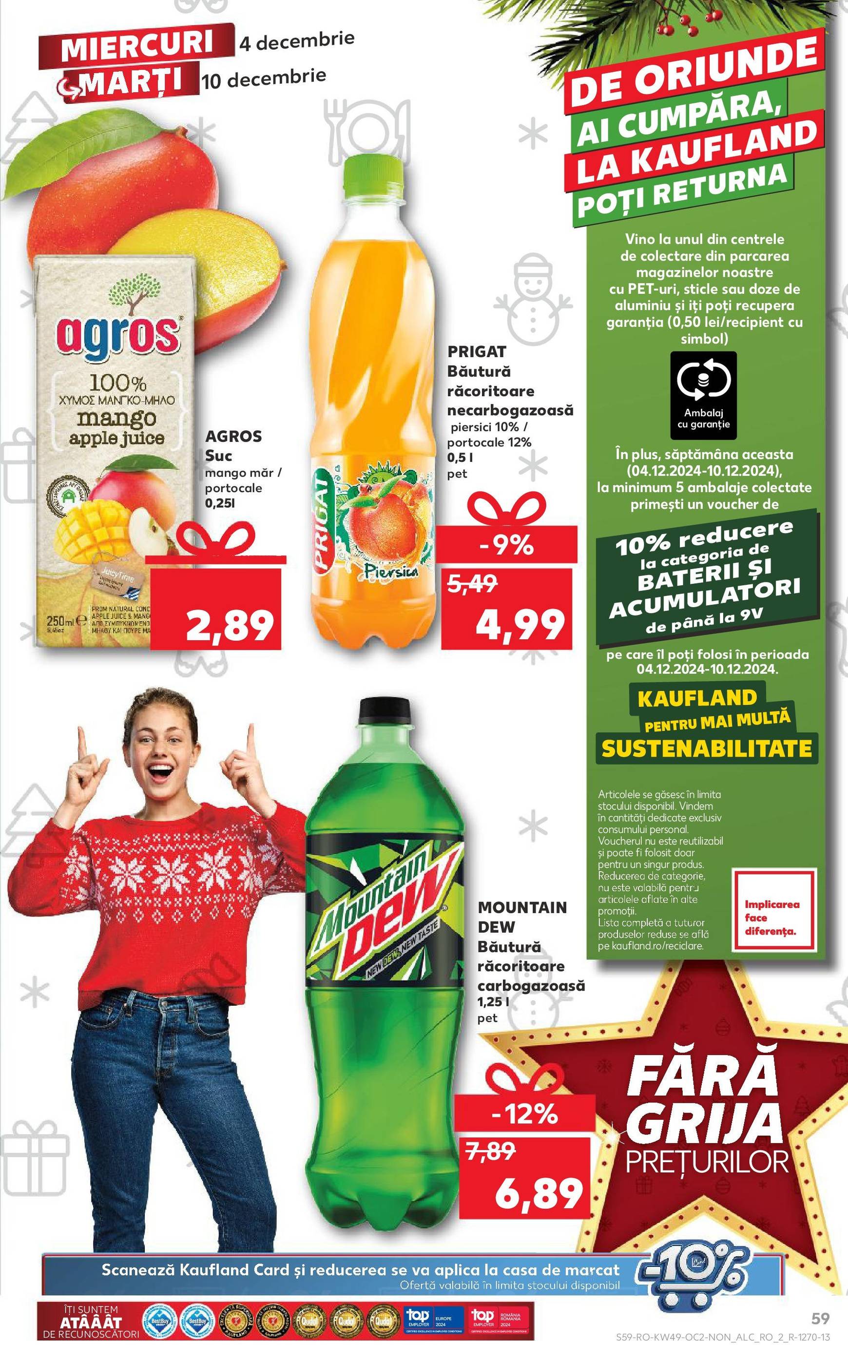 kaufland - Catalog Kaufland - Str. Câmpului valabil din 04.12. - 10.12. - page: 59