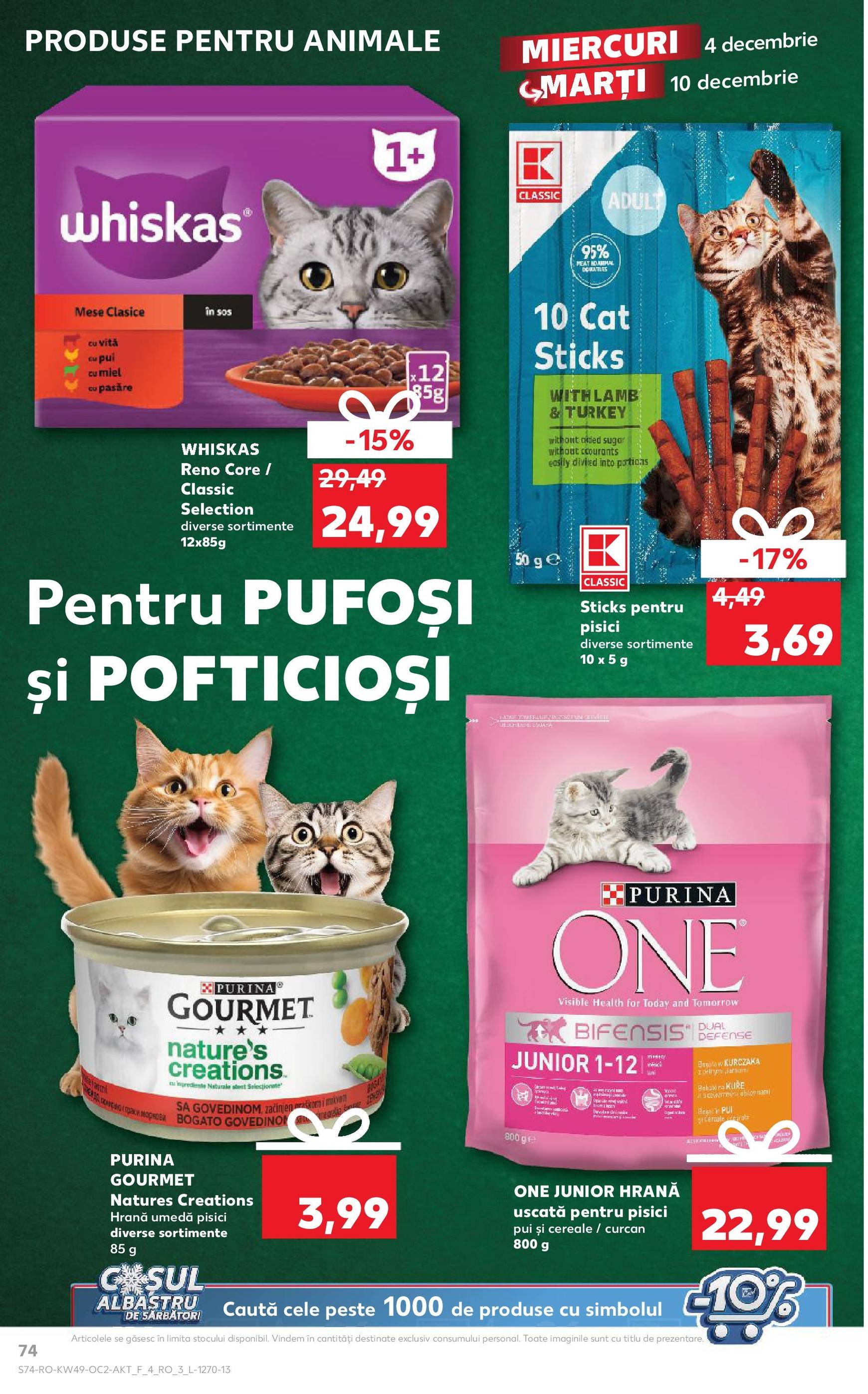 kaufland - Catalog Kaufland - Str. Câmpului valabil din 04.12. - 10.12. - page: 74