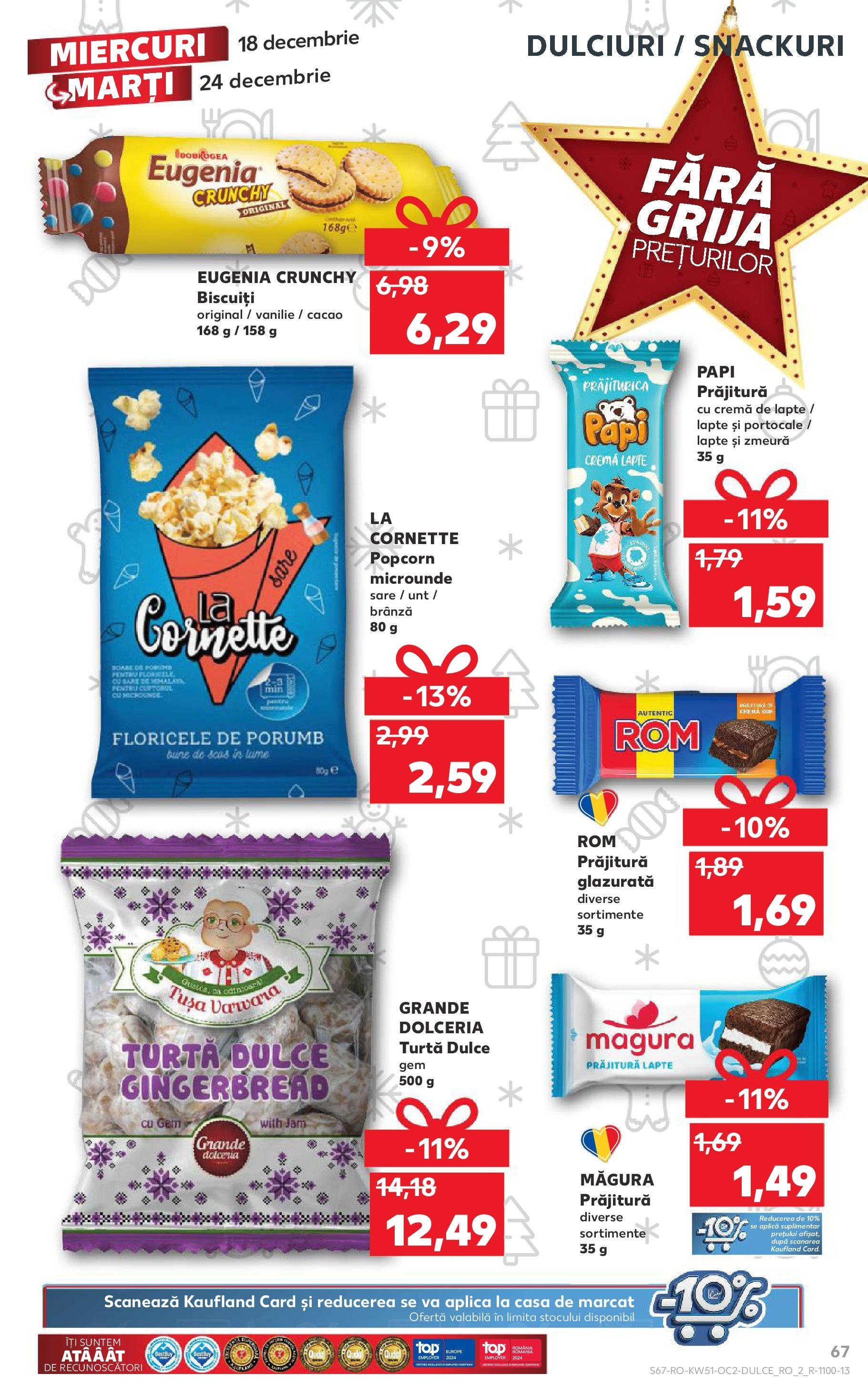 kaufland - Catalog Kaufland valabil din 18.12. - 24.12. - page: 67