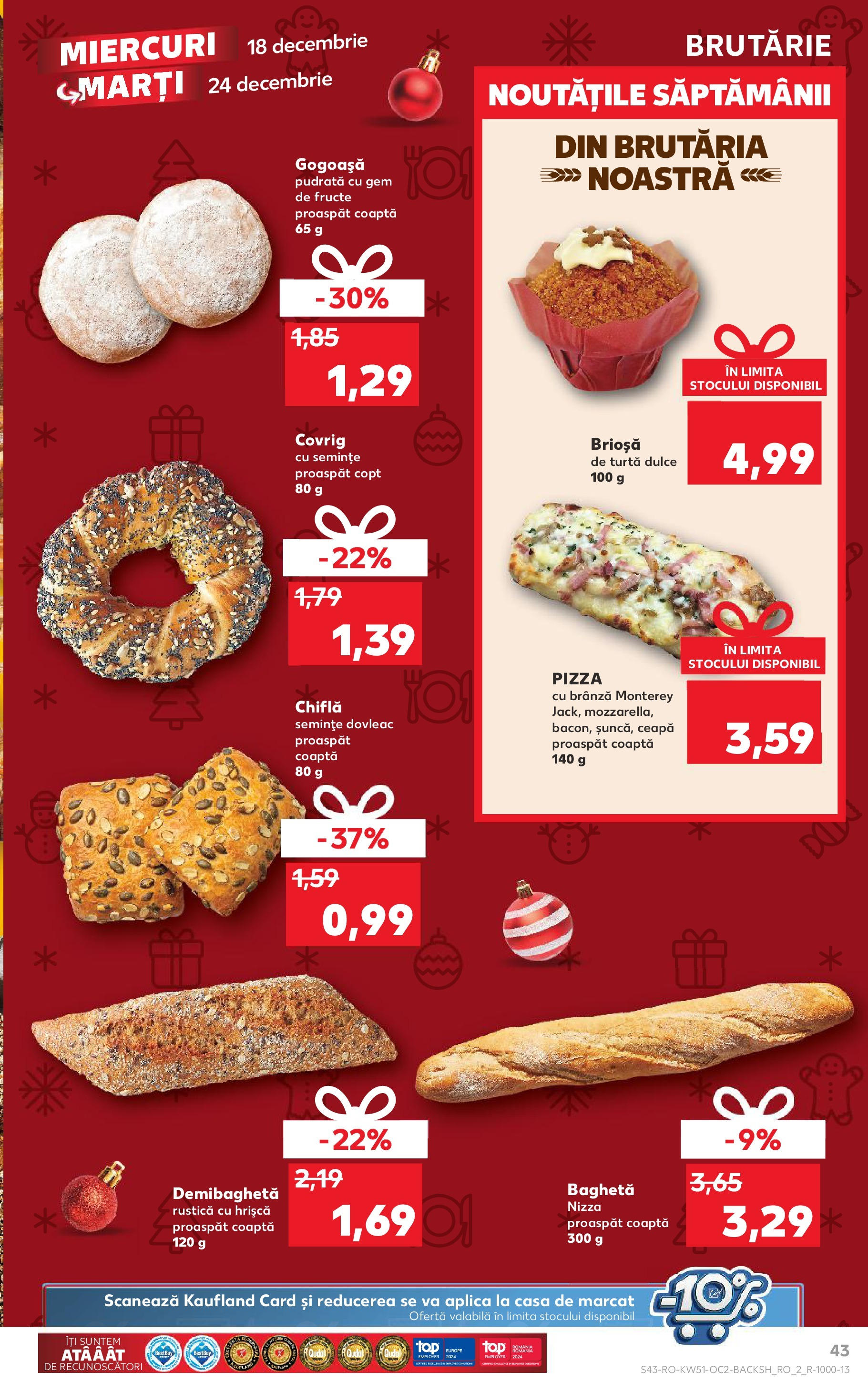 kaufland - Catalog Kaufland valabil din 18.12. - 24.12. - page: 43