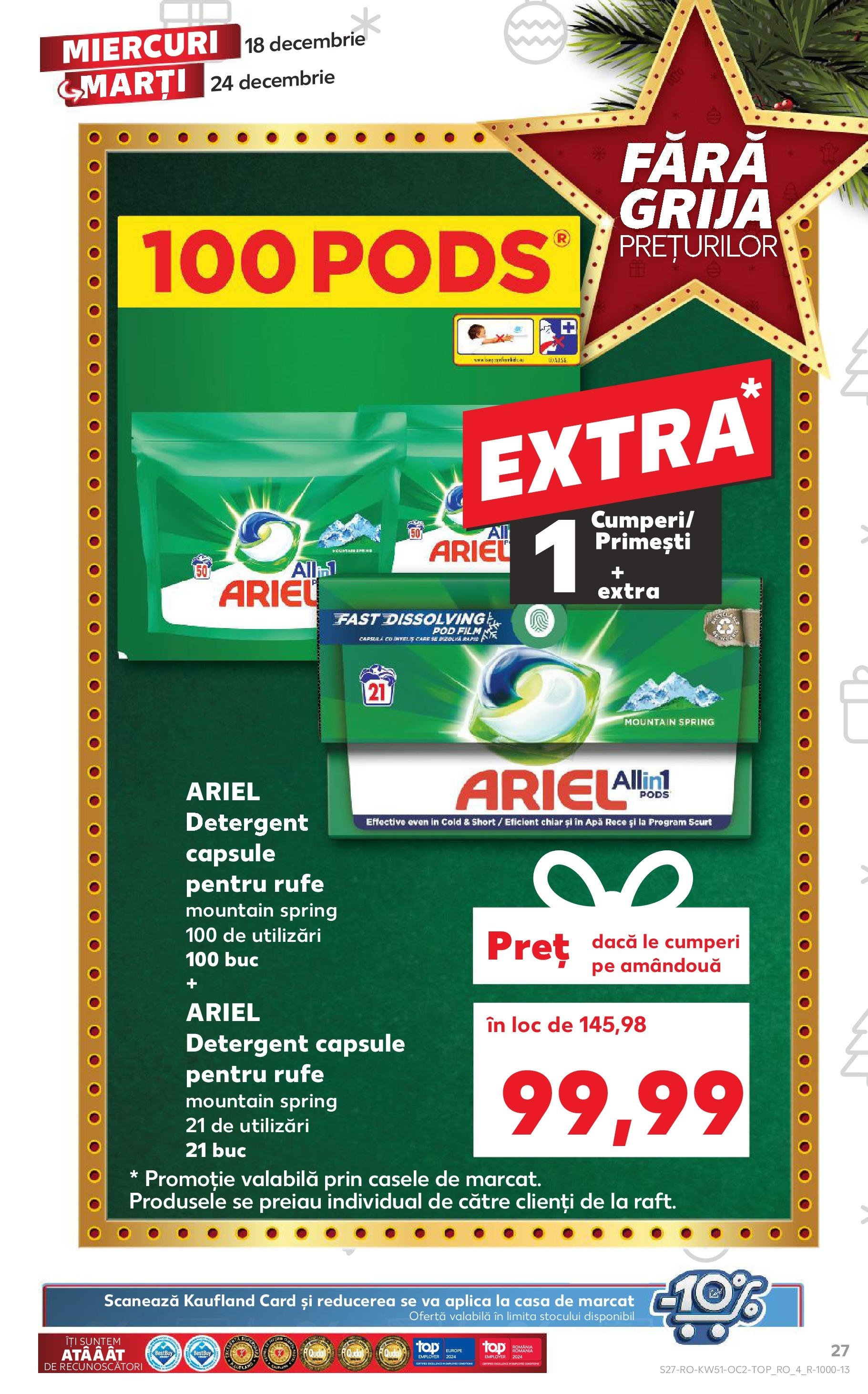 kaufland - Catalog Kaufland valabil din 18.12. - 24.12. - page: 27