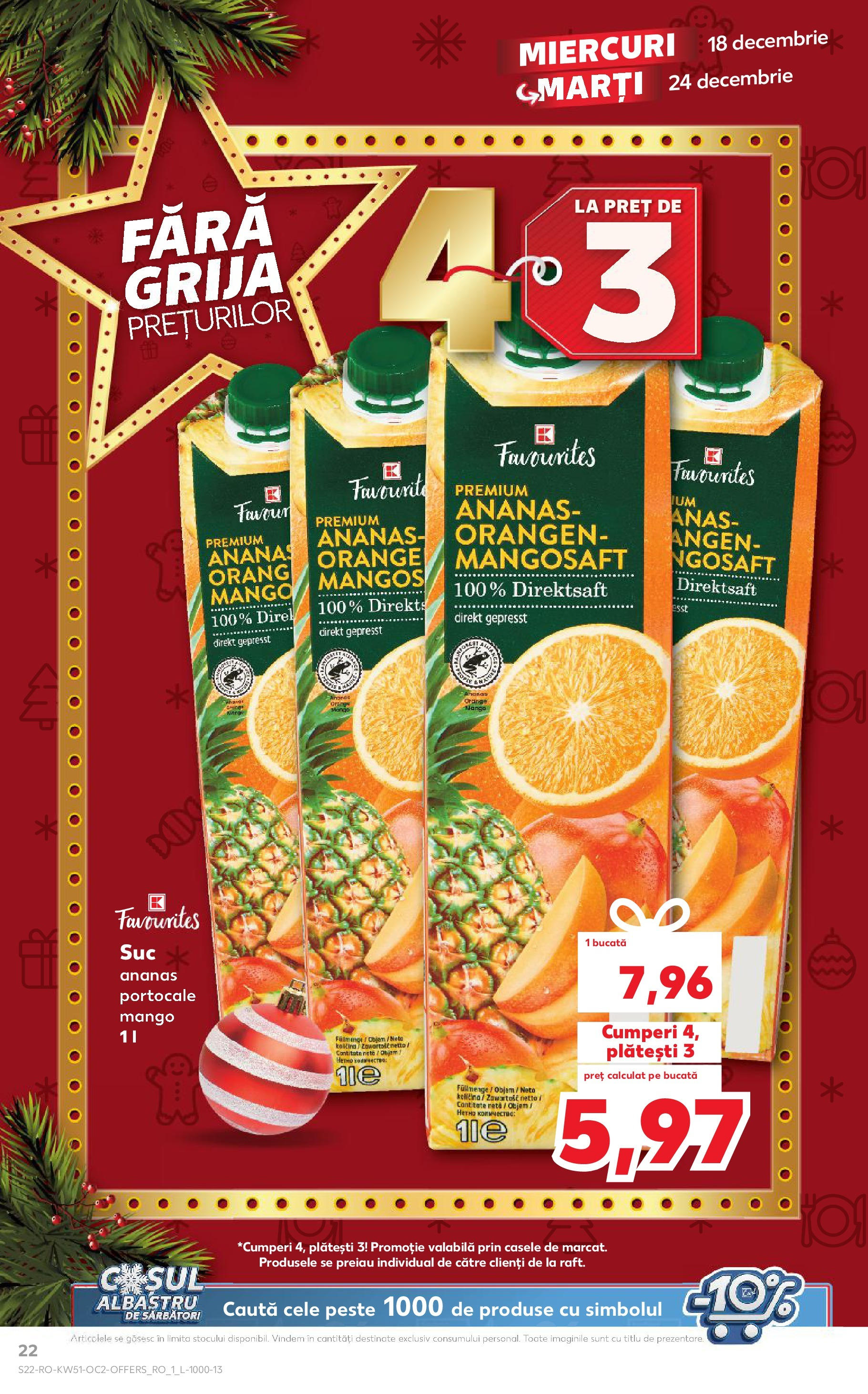 kaufland - Catalog Kaufland valabil din 18.12. - 24.12. - page: 22