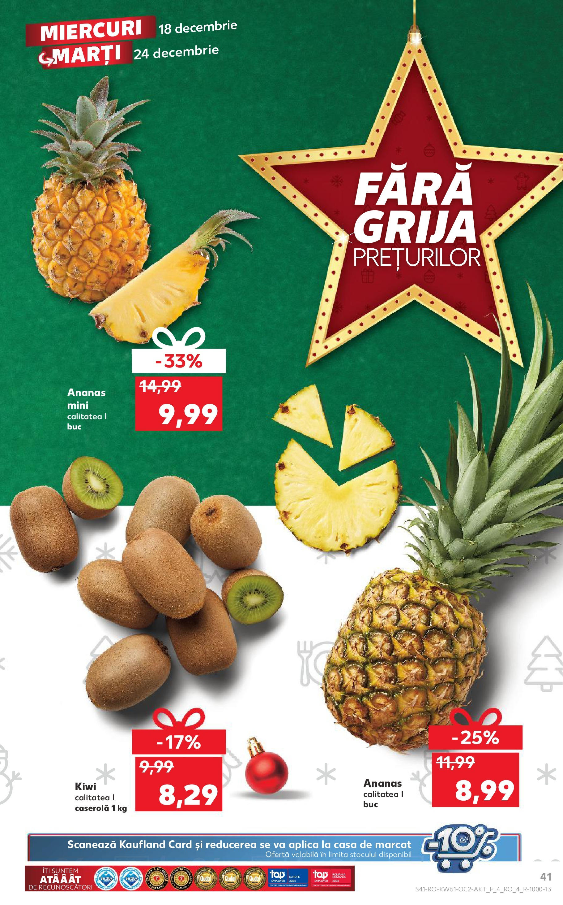 kaufland - Catalog Kaufland valabil din 18.12. - 24.12. - page: 41