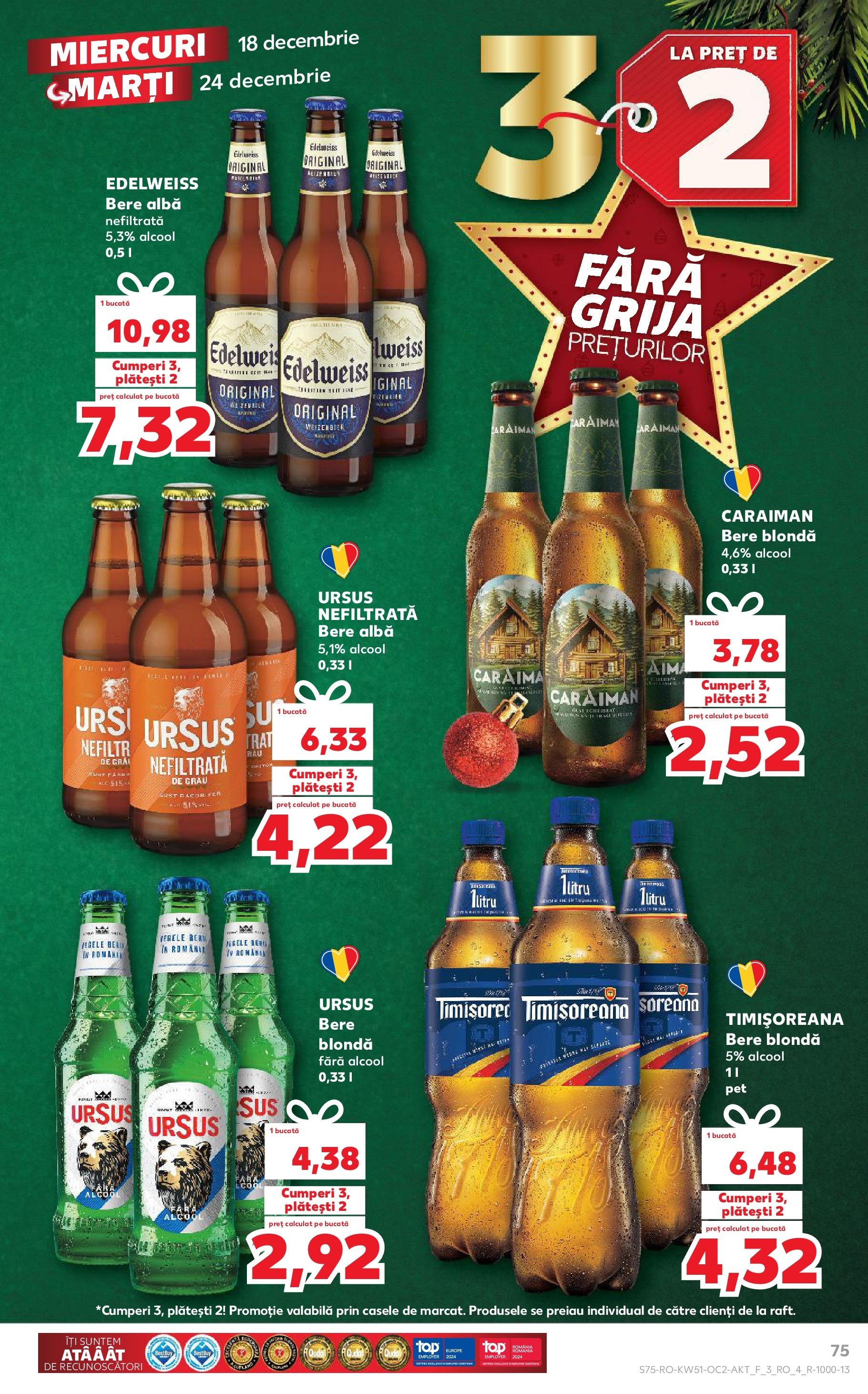 kaufland - Catalog Kaufland valabil din 18.12. - 24.12. - page: 75