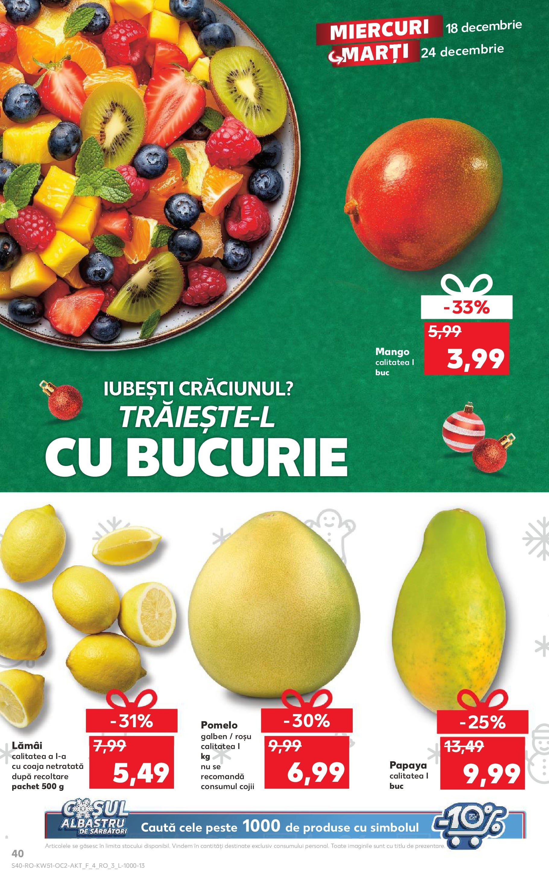 kaufland - Catalog Kaufland valabil din 18.12. - 24.12. - page: 40