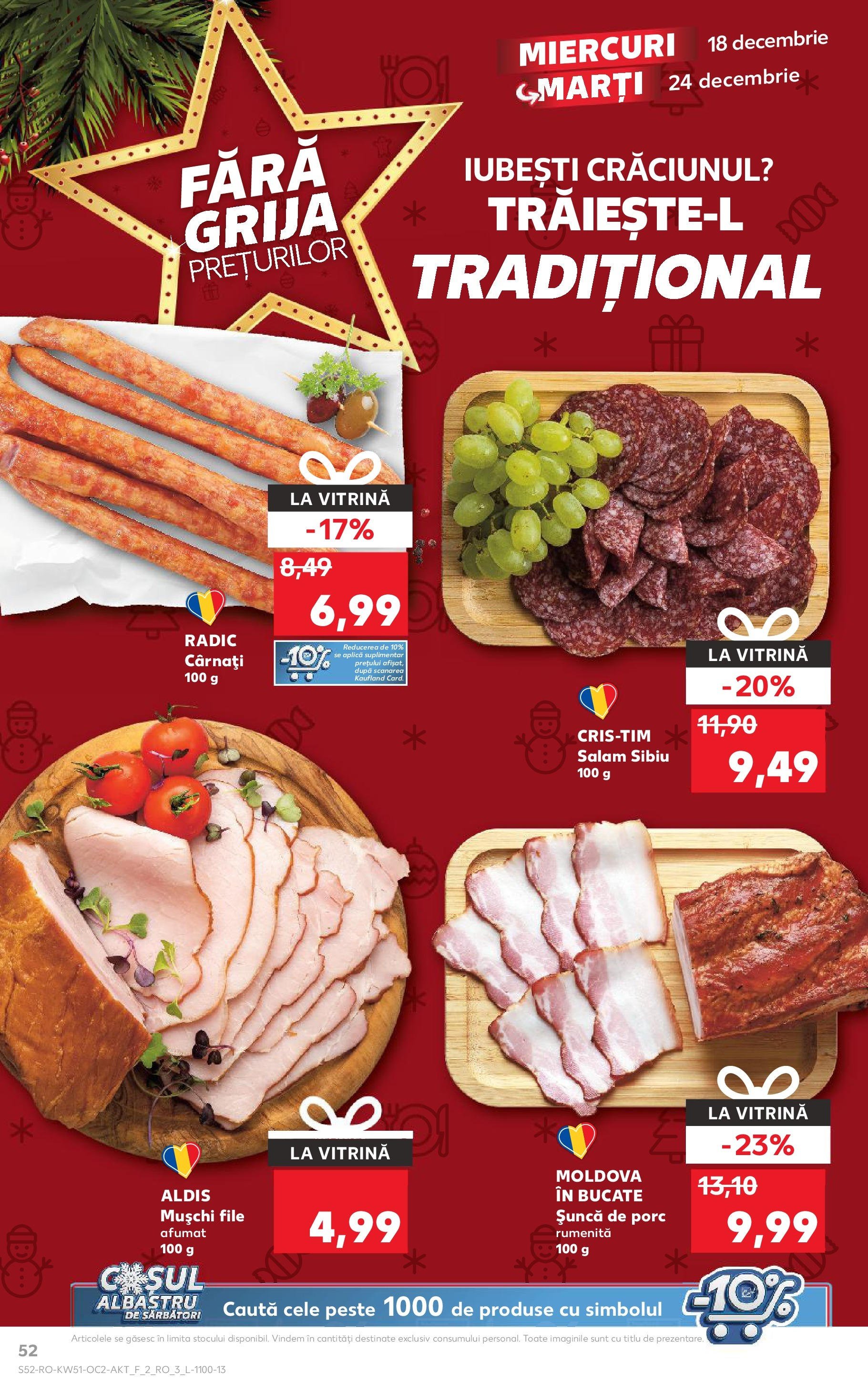 kaufland - Catalog Kaufland valabil din 18.12. - 24.12. - page: 52