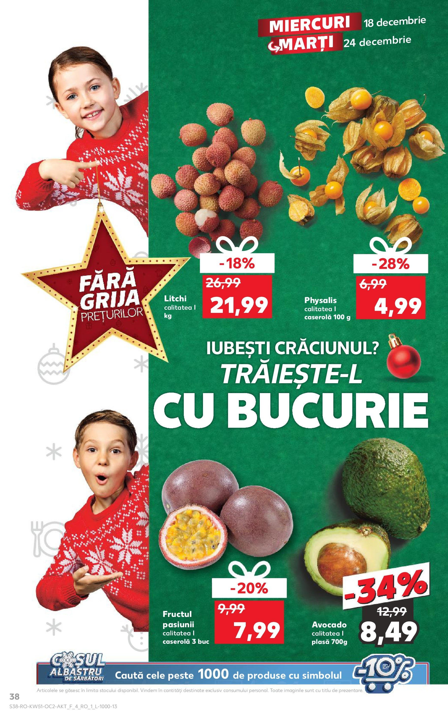 kaufland - Catalog Kaufland valabil din 18.12. - 24.12. - page: 38