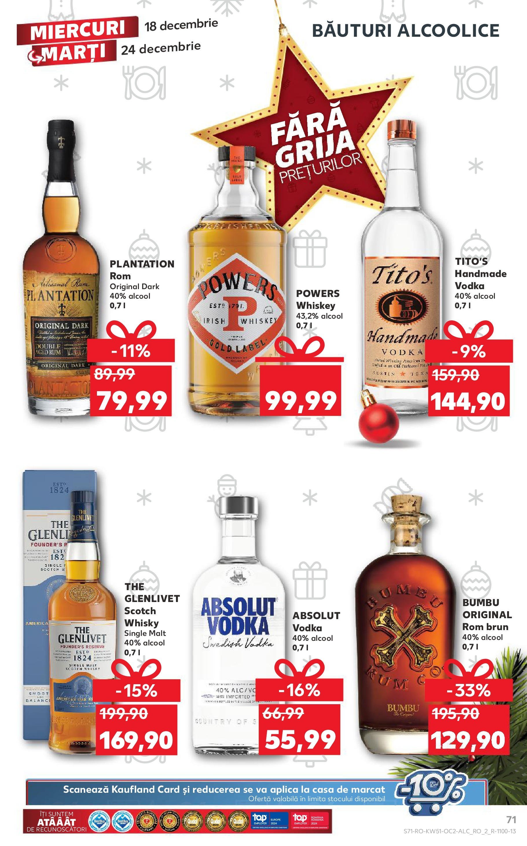 kaufland - Catalog Kaufland valabil din 18.12. - 24.12. - page: 71