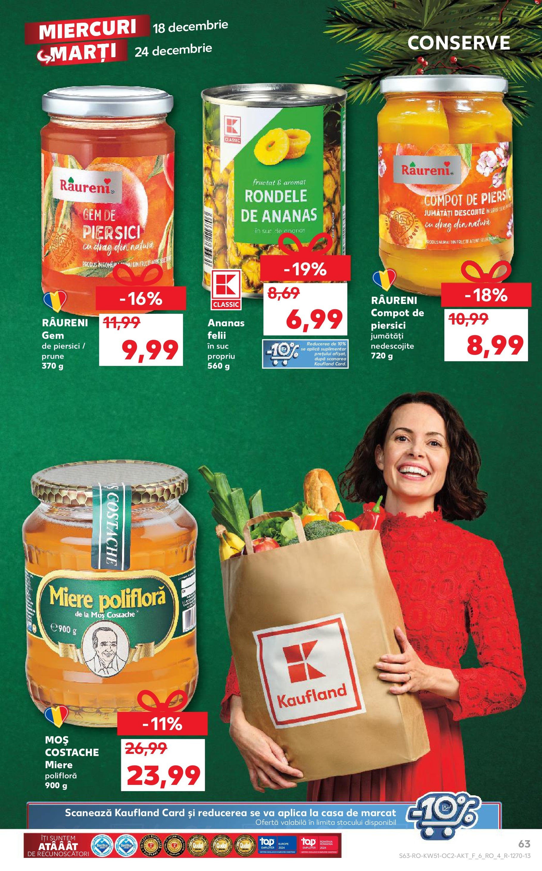 kaufland - Catalog Kaufland valabil din 18.12. - 24.12. - page: 63