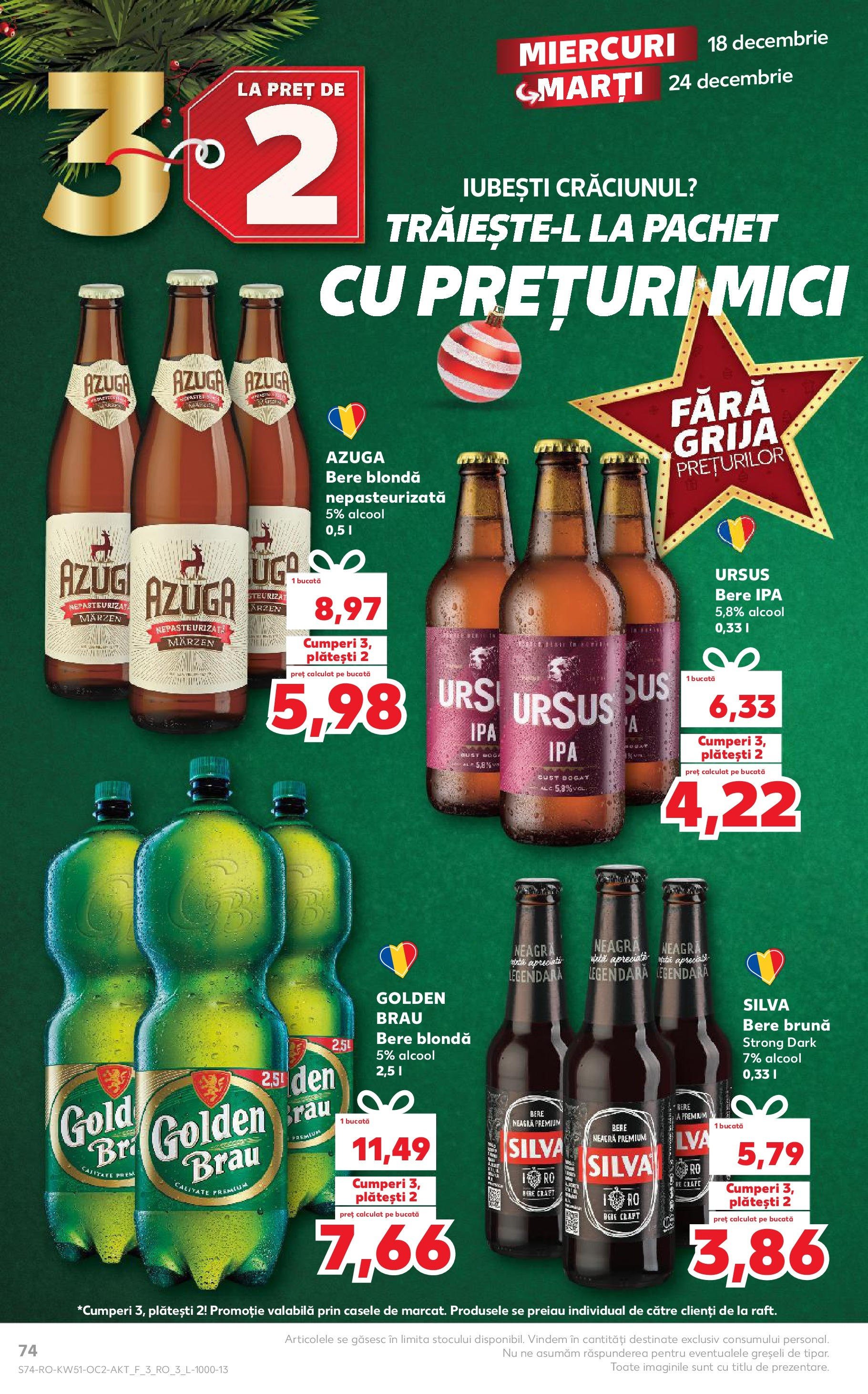 kaufland - Catalog Kaufland valabil din 18.12. - 24.12. - page: 74