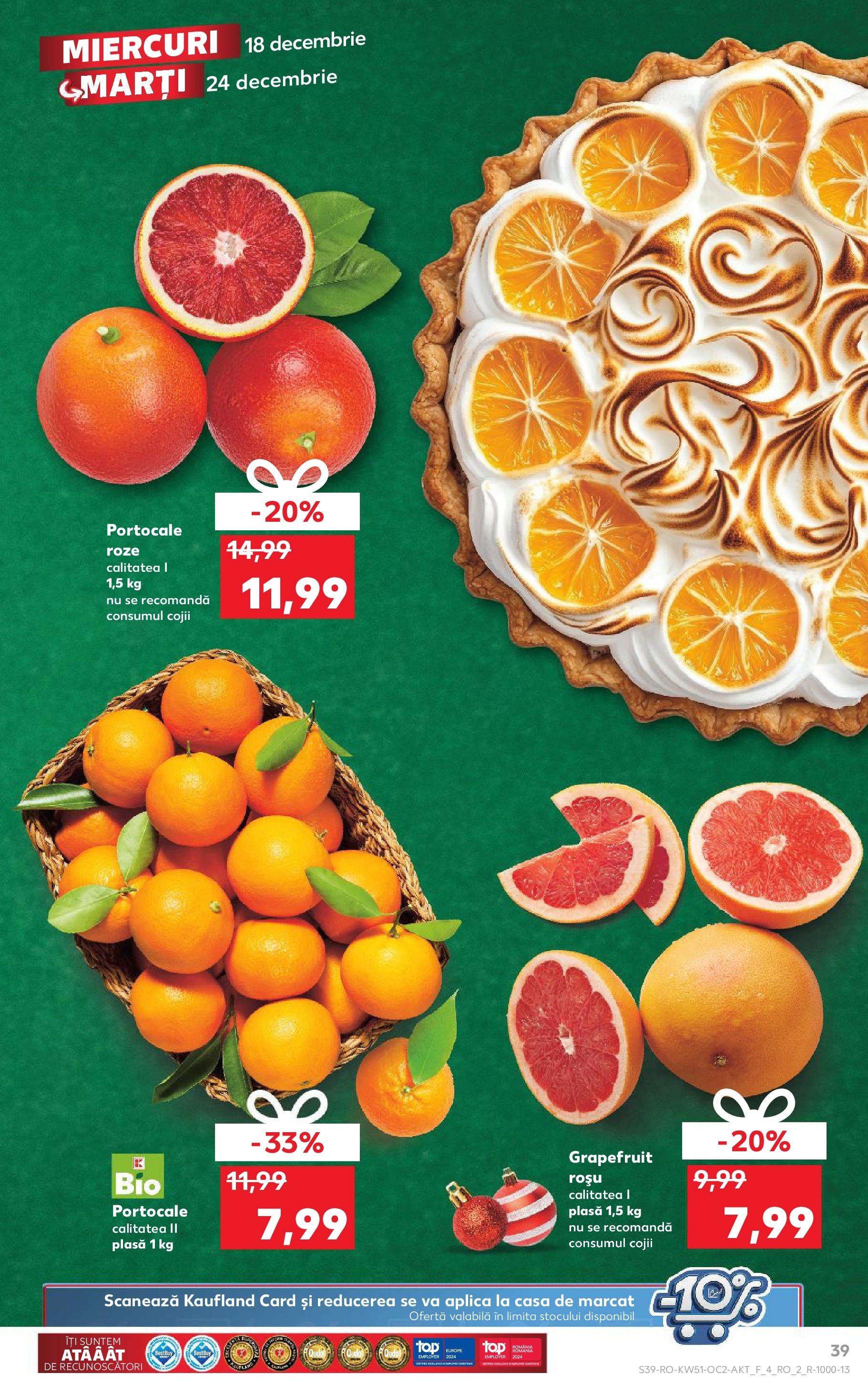 kaufland - Catalog Kaufland valabil din 18.12. - 24.12. - page: 39