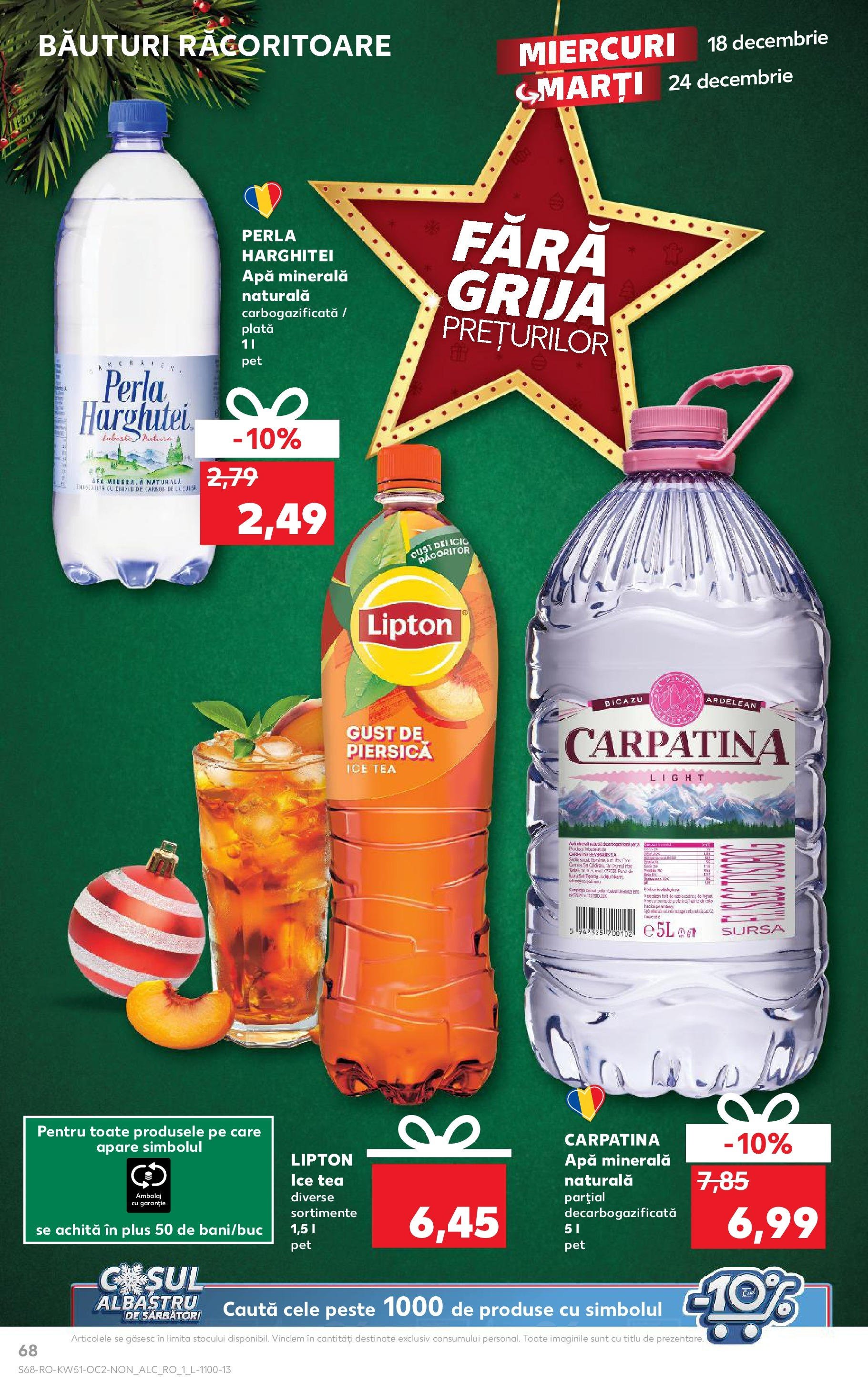 kaufland - Catalog Kaufland valabil din 18.12. - 24.12. - page: 68