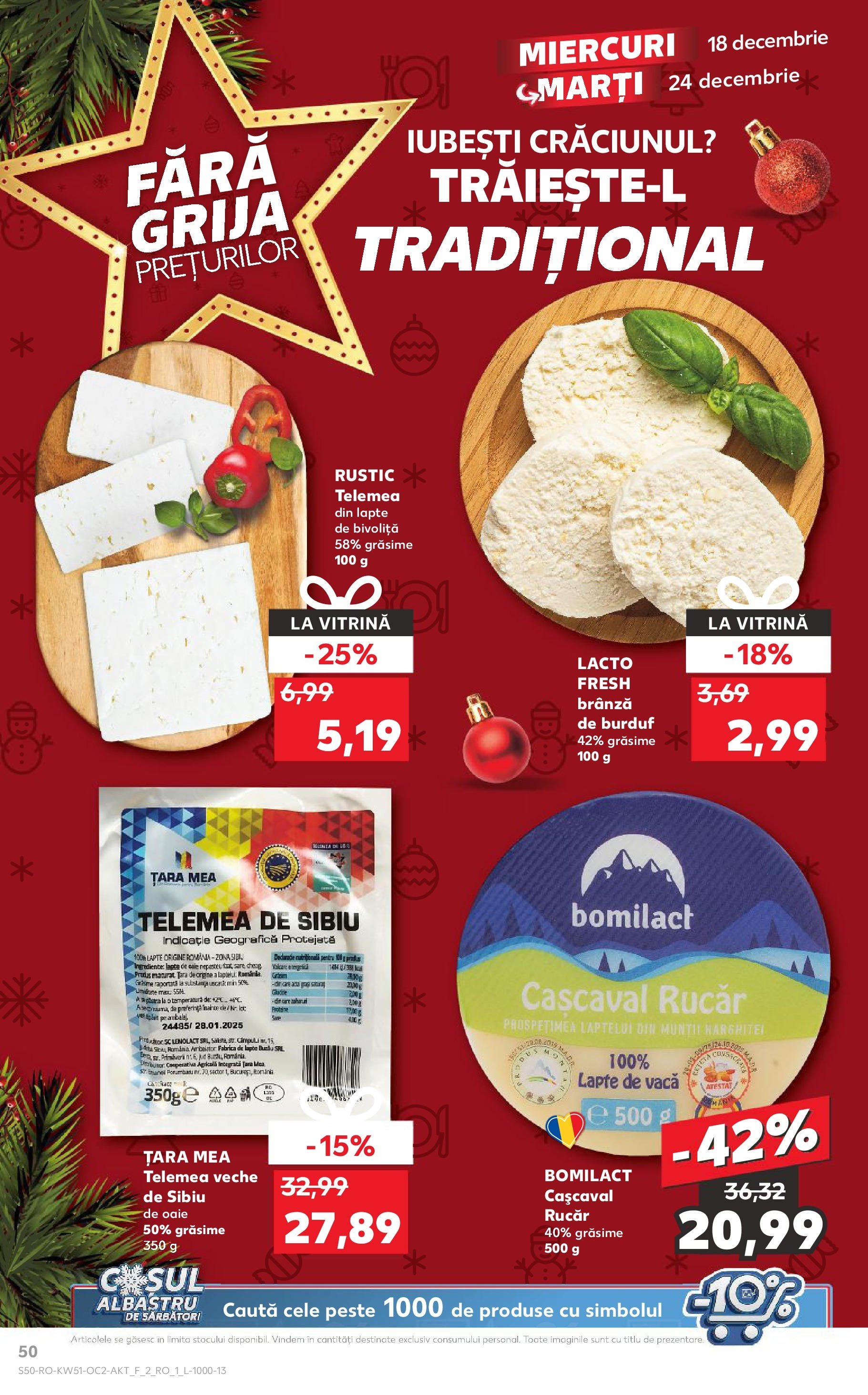 kaufland - Catalog Kaufland valabil din 18.12. - 24.12. - page: 50