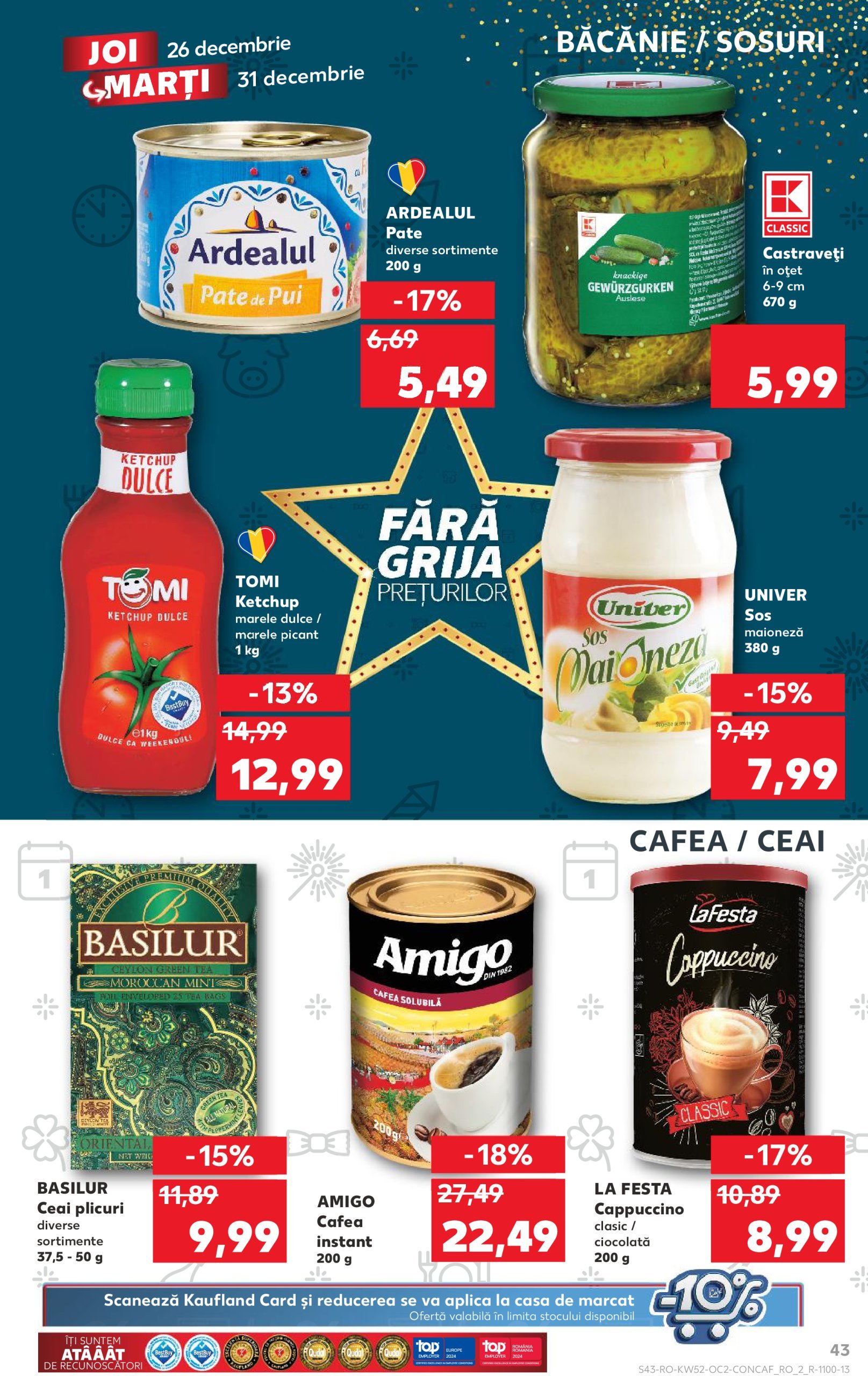 kaufland - Catalog Kaufland valabil din 26.12. - 31.12. - page: 43