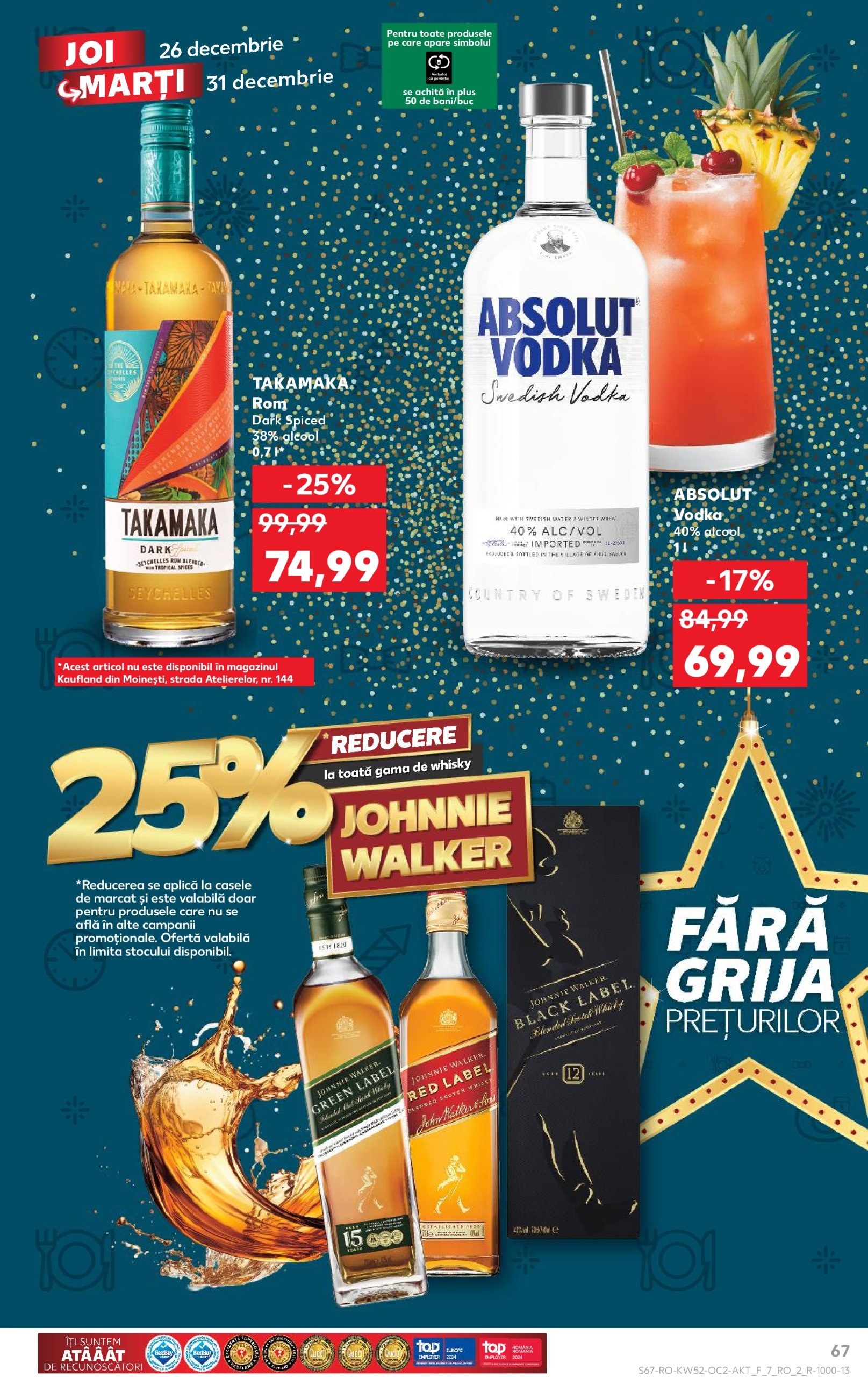 kaufland - Catalog Kaufland valabil din 26.12. - 31.12. - page: 67