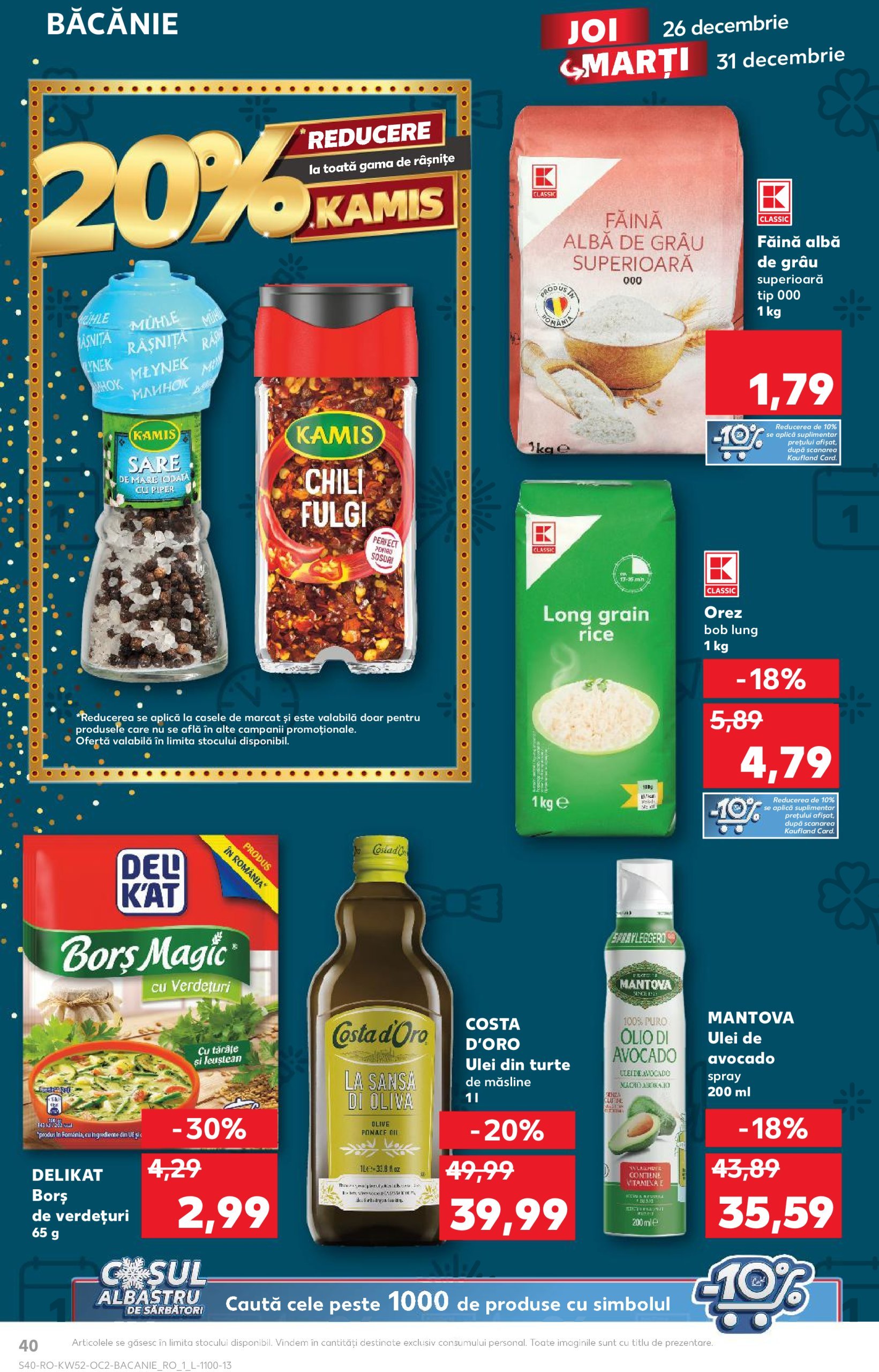 kaufland - Catalog Kaufland valabil din 26.12. - 31.12. - page: 40