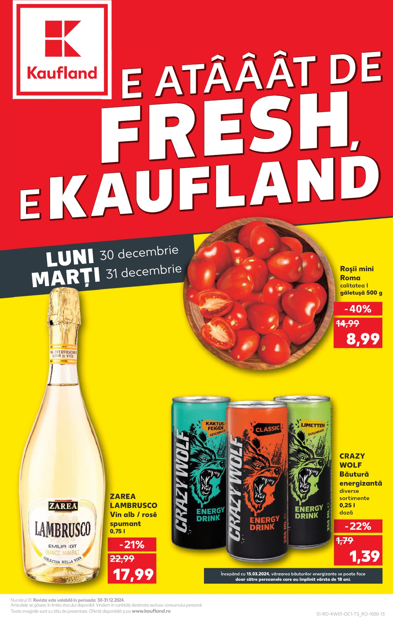 kaufland - Catalog Kaufland valabil din 30.12. - 31.12.