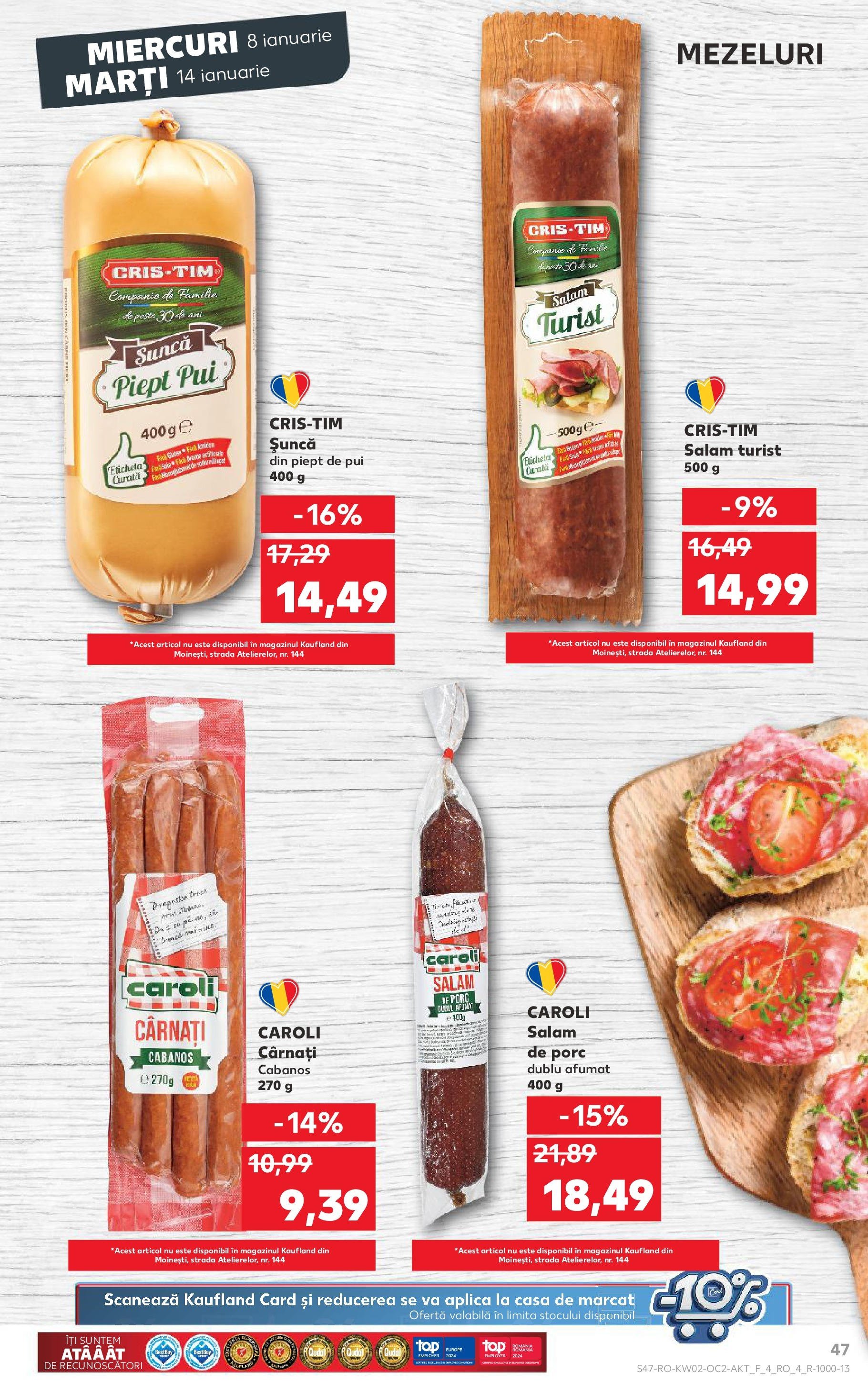 kaufland - Catalog Kaufland valabil din 08.01. - 14.01. - page: 47